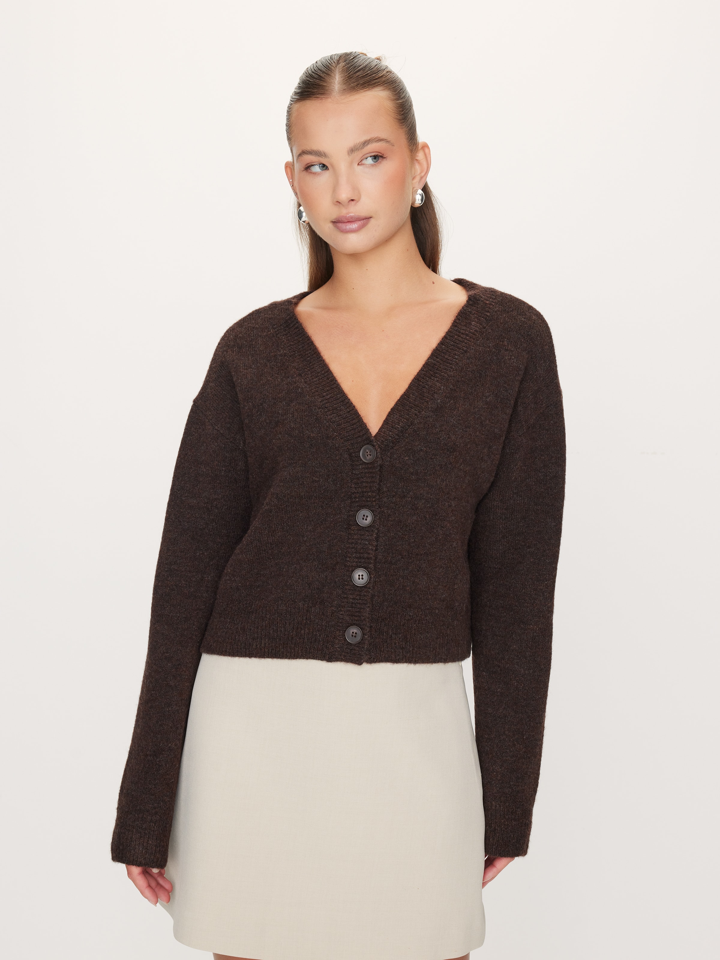Isabella Crop Long Sleeve Cardi