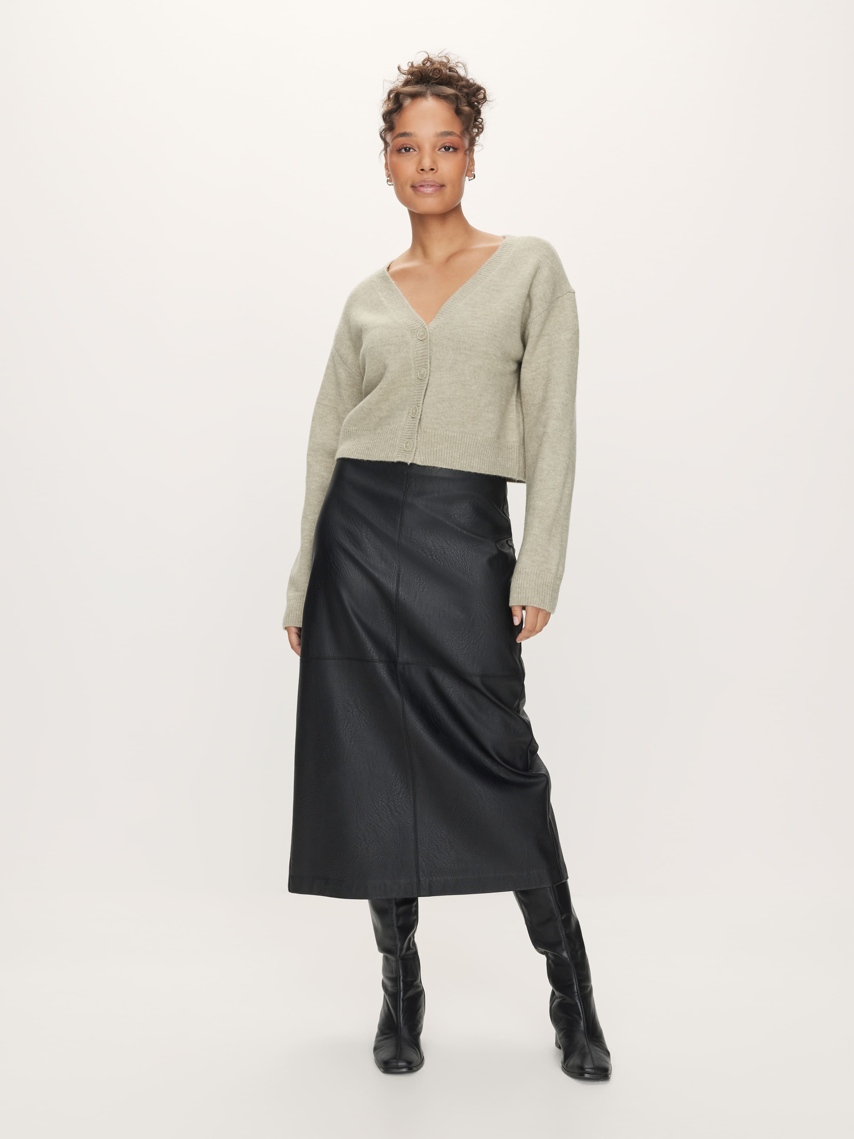 Isabella Crop Long Sleeve Cardi