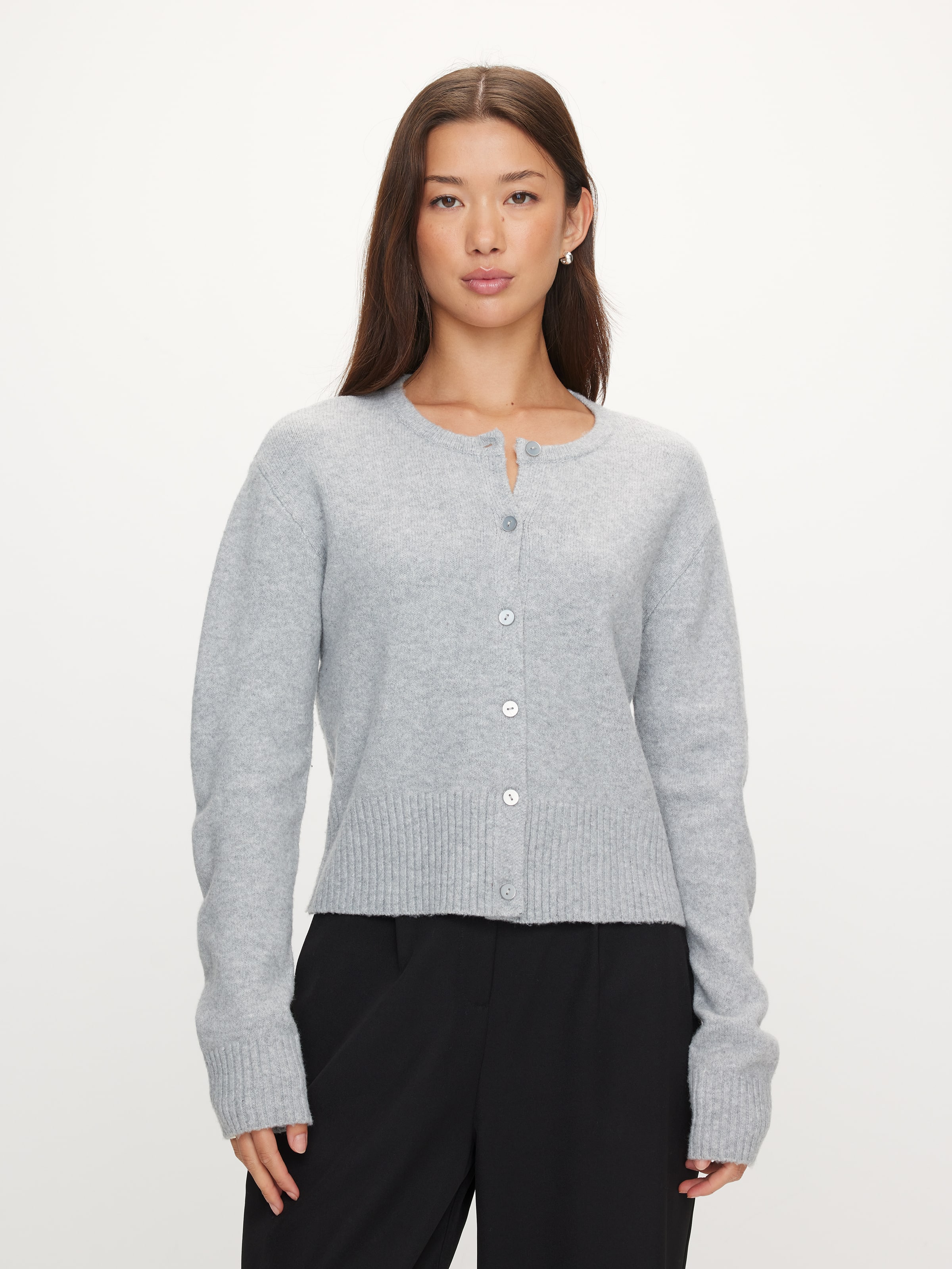 Cleo Deep Hem Long Sleeve Cardi