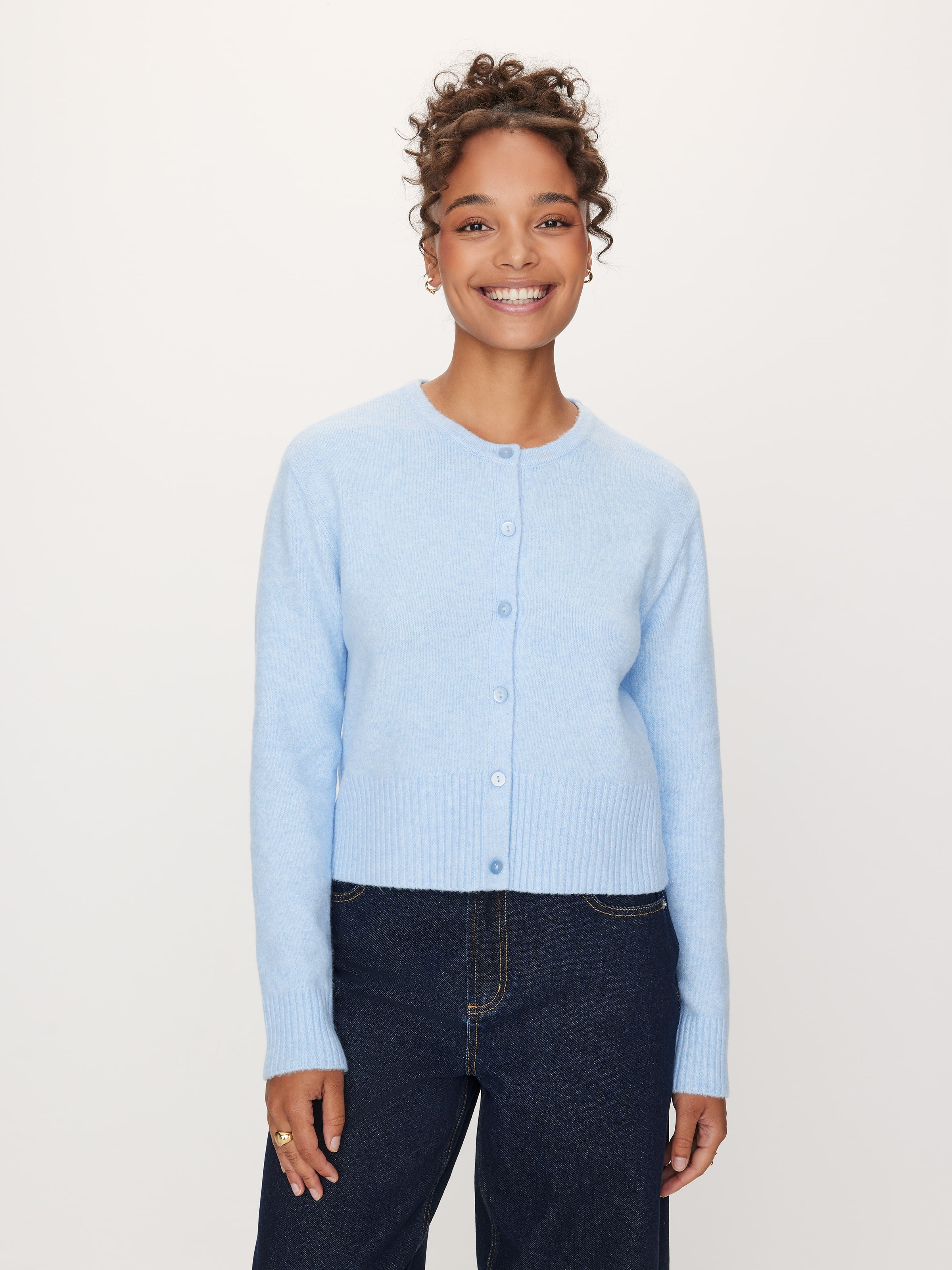 Cleo Deep Hem Long Sleeve Cardi