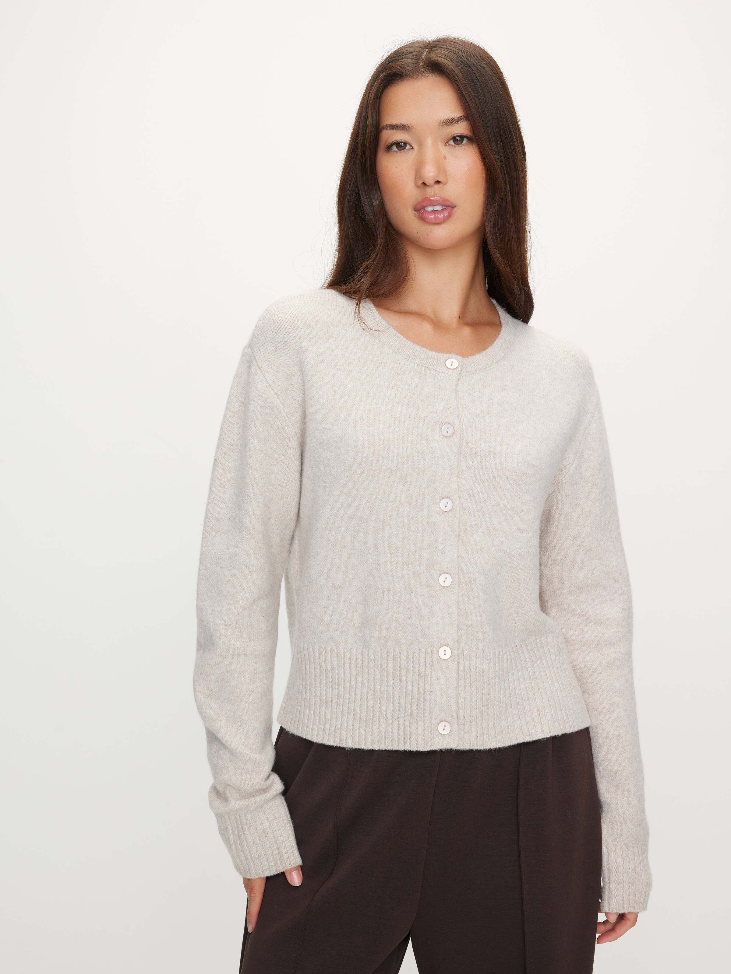 Cleo Deep Hem Long Sleeve Cardi