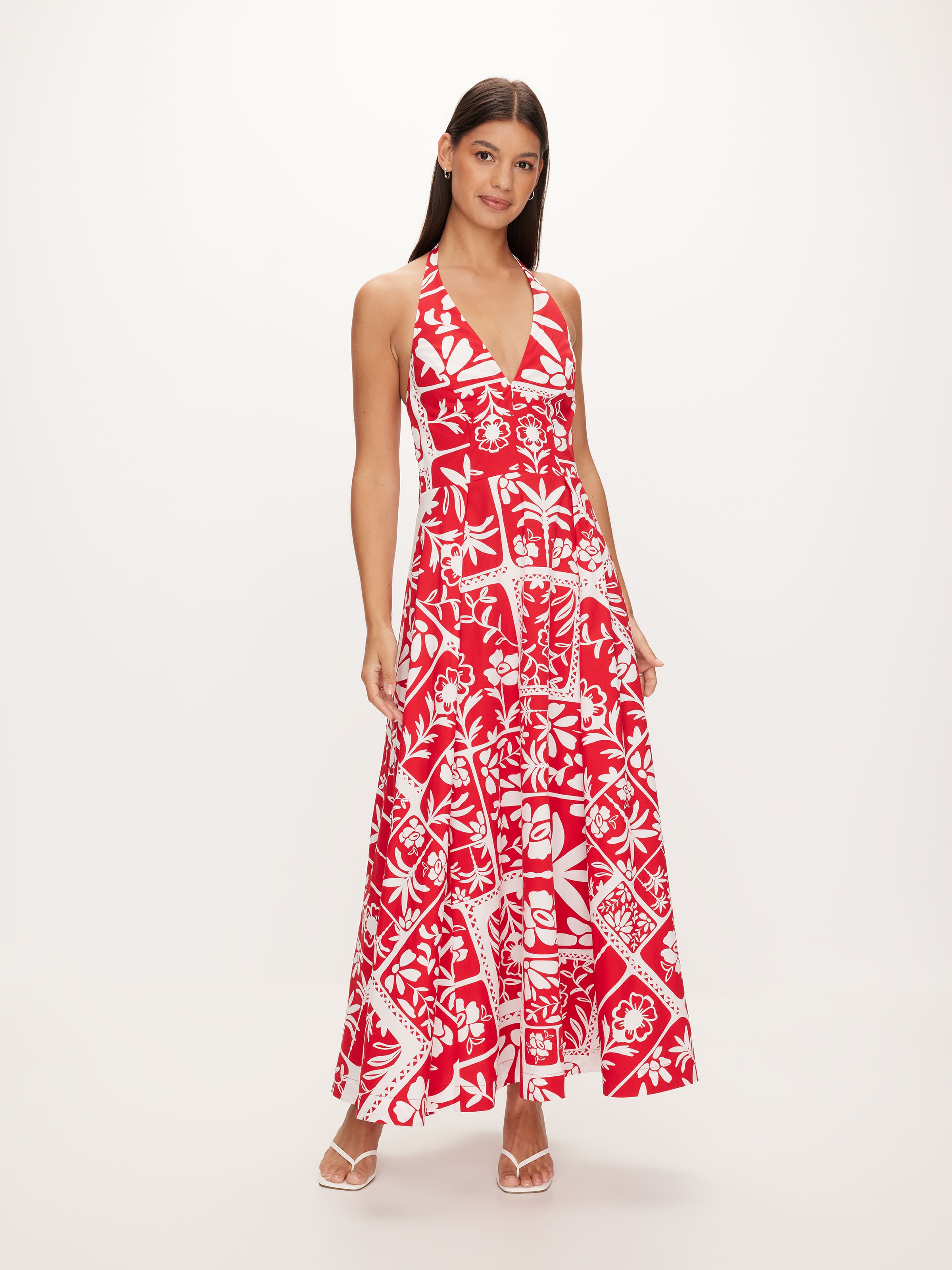 Cotton Halter Maxi