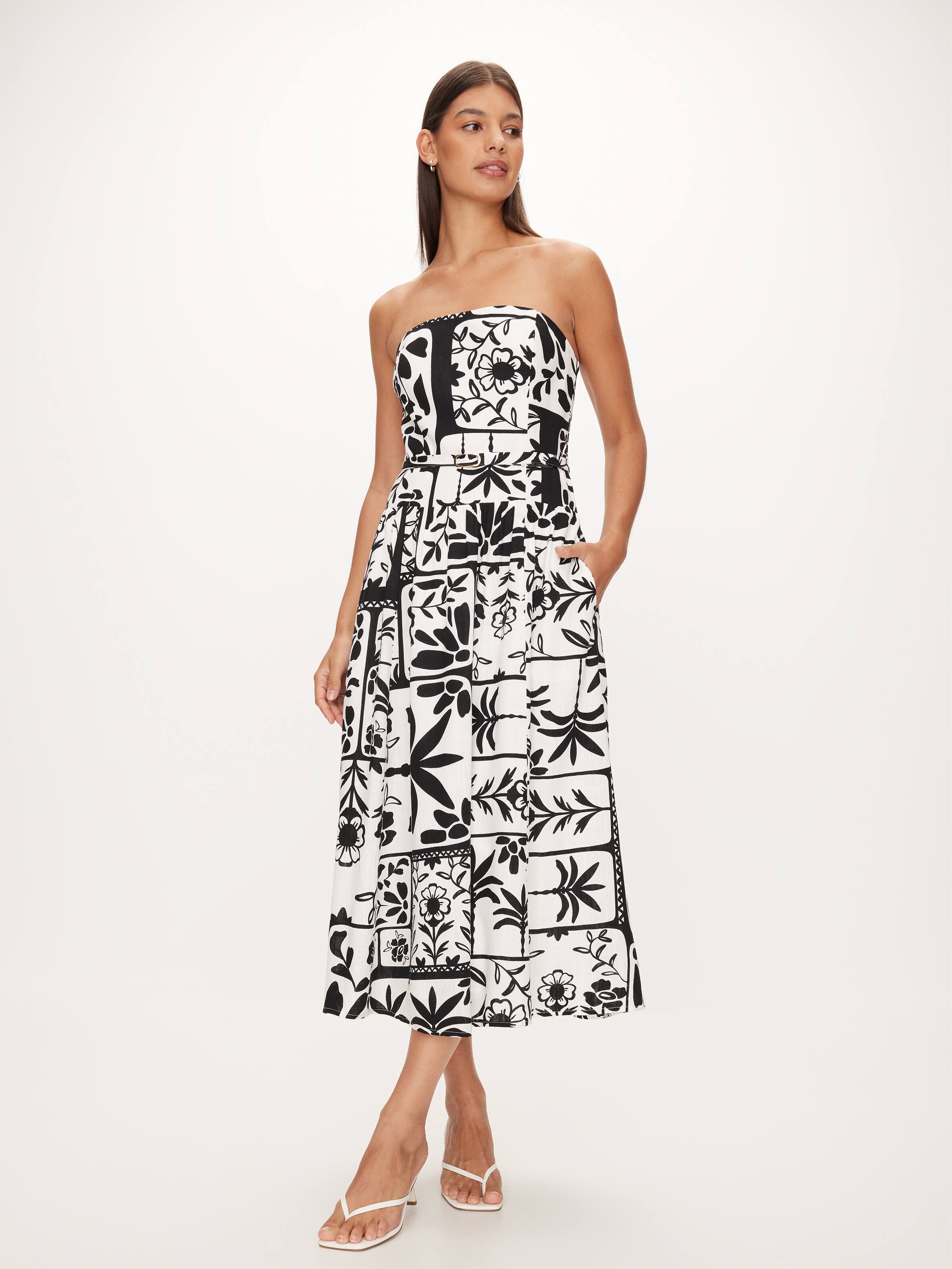 Jennie Strapless Midi