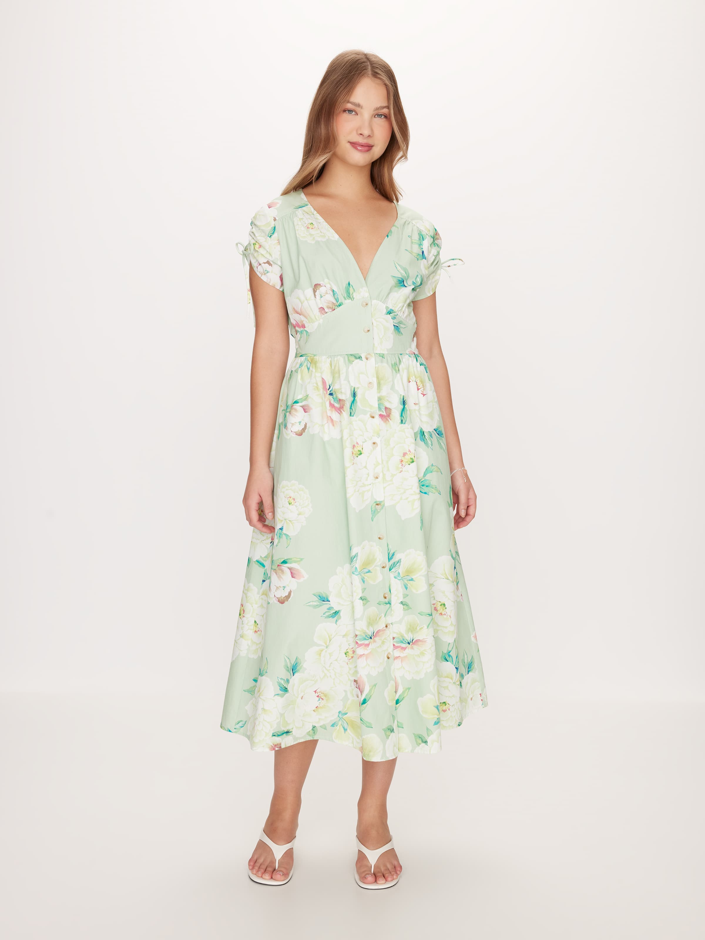 Milly Short Sleeve Midi Dress