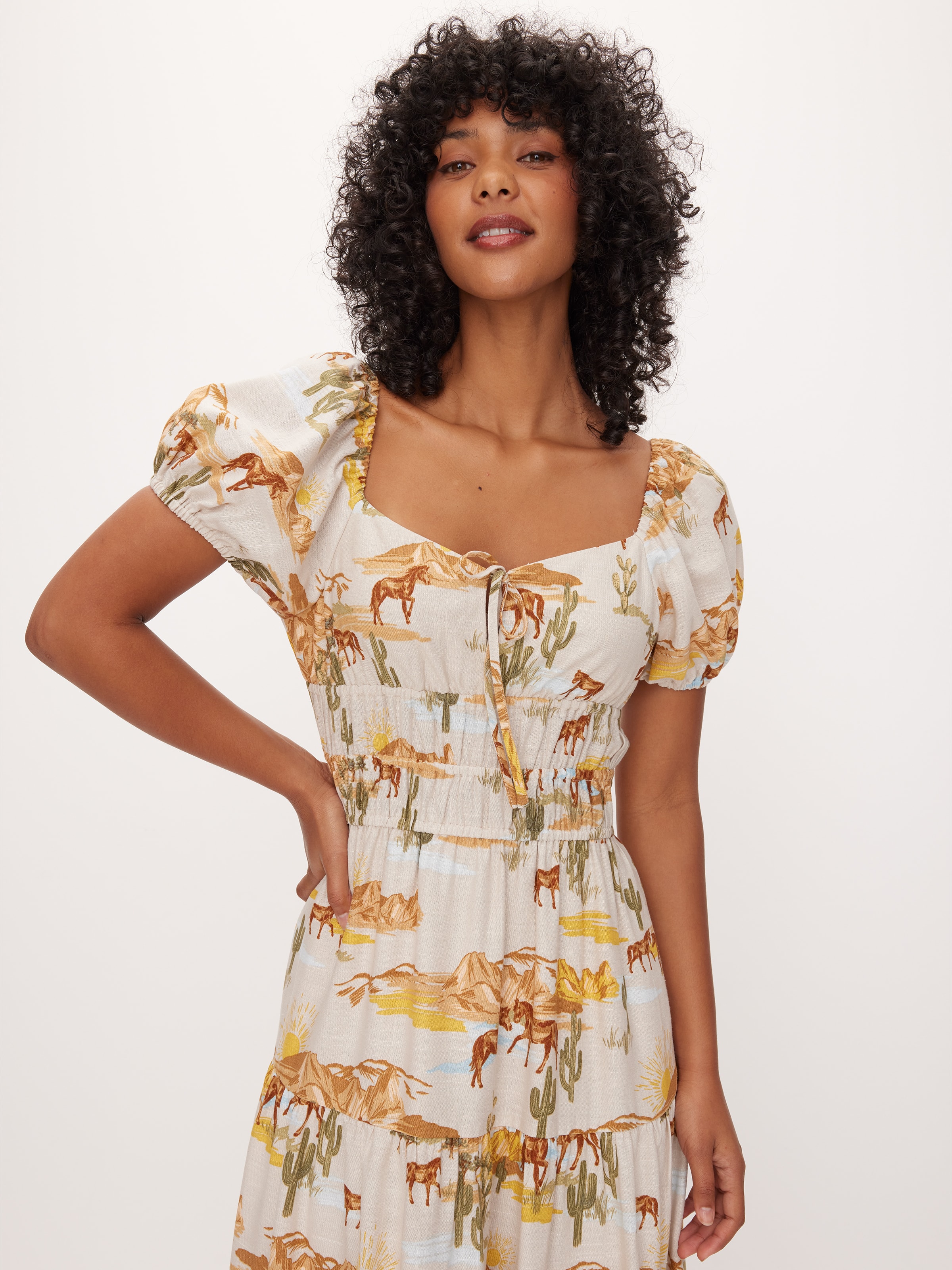 Image for Lola Tiered Midi Dress from JustGroupNZ