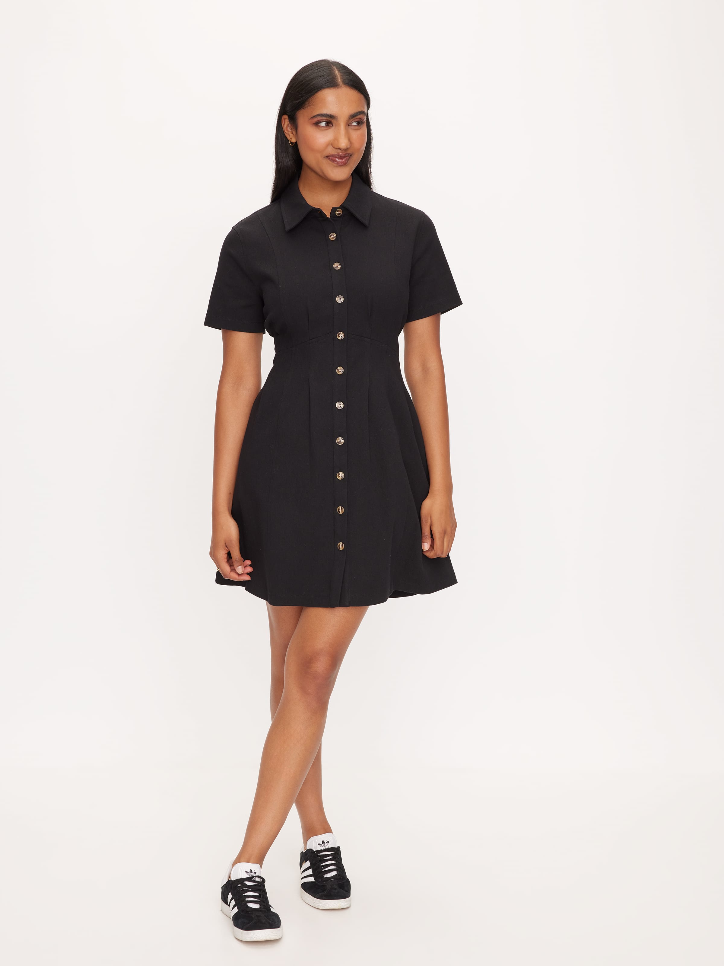 Briana Twill Mini Dress