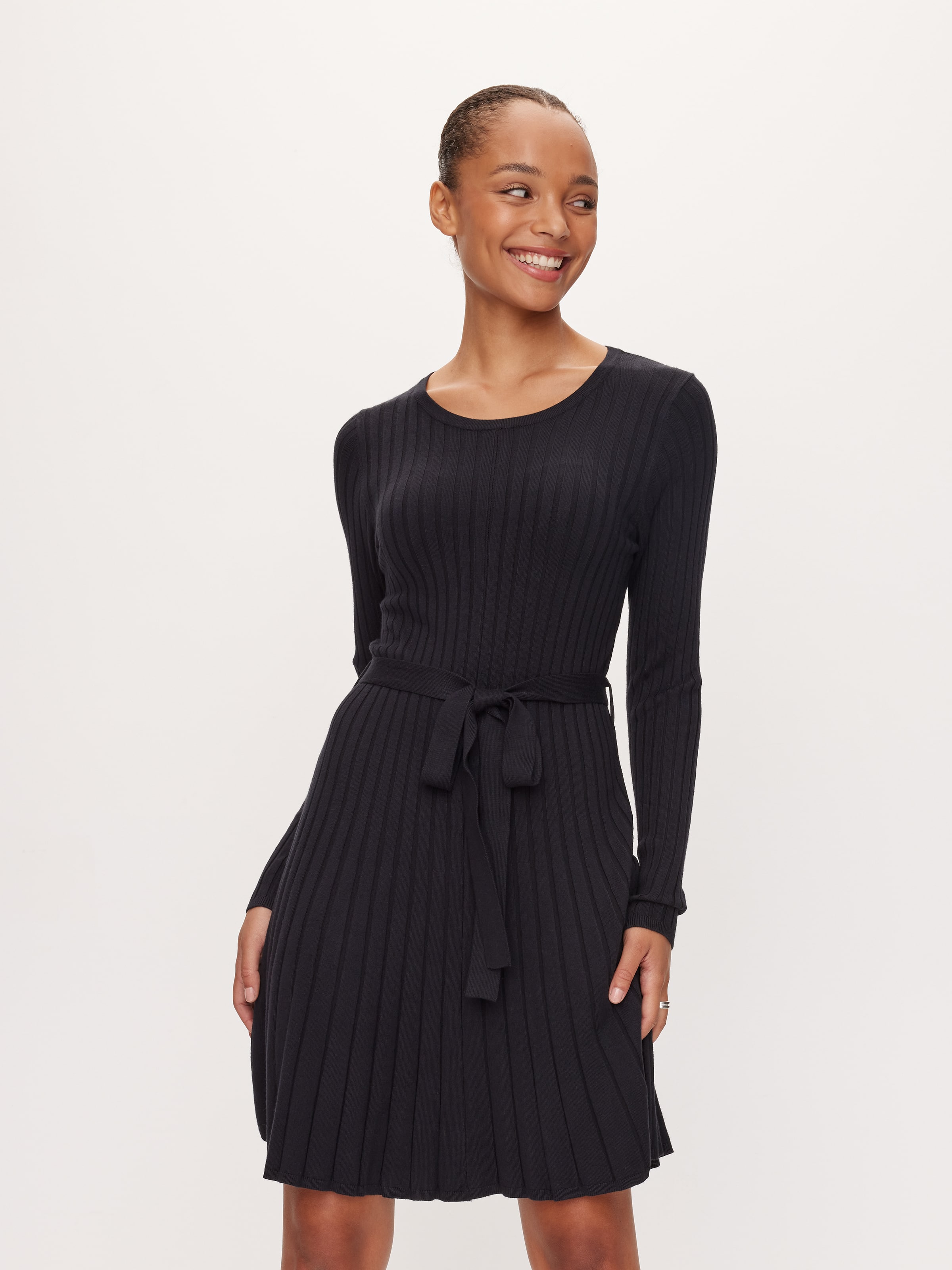 Shannon Long Sleeve Knit Mini Dress