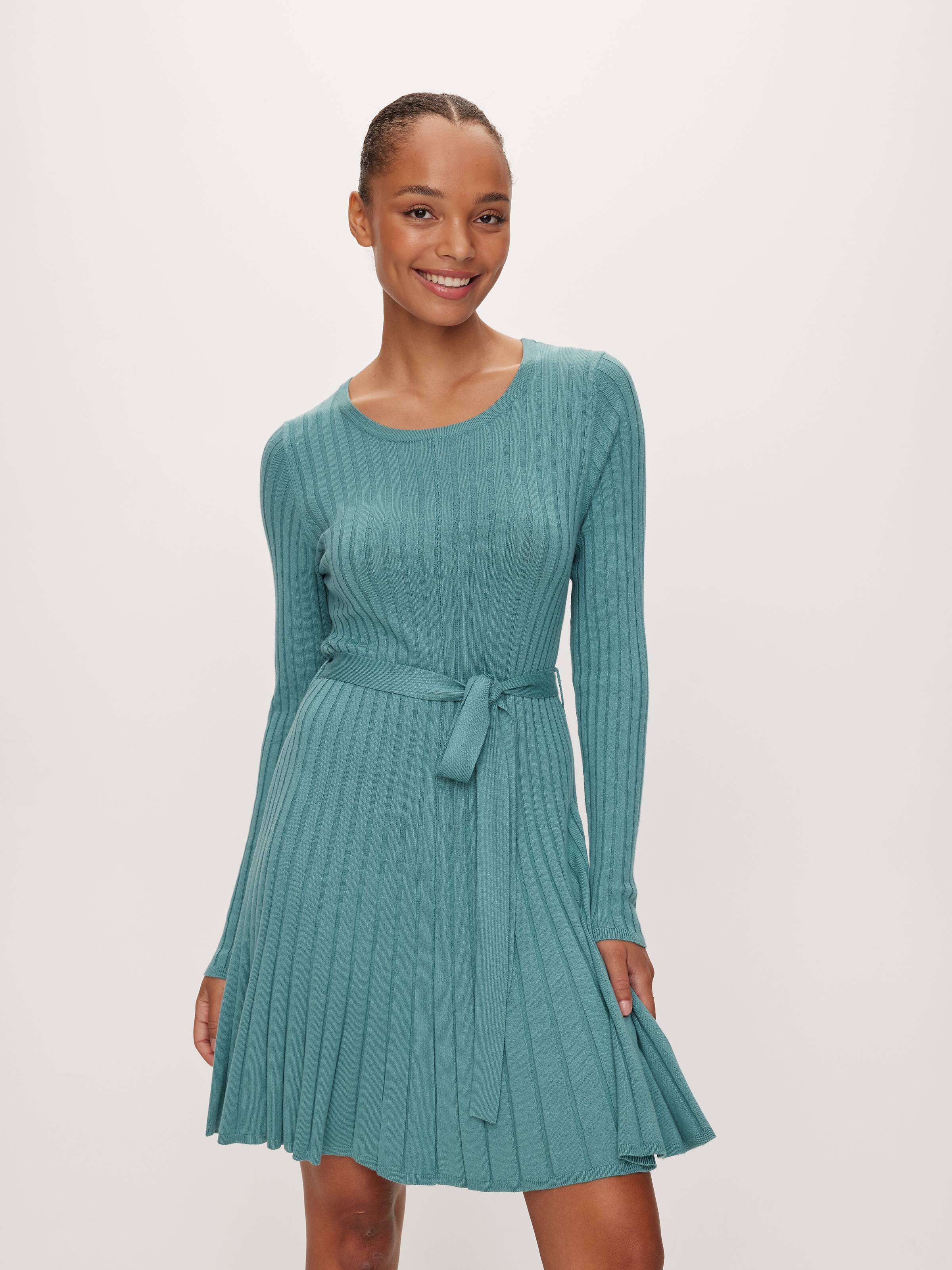 Shannon Long Sleeve Knit Mini Dress
