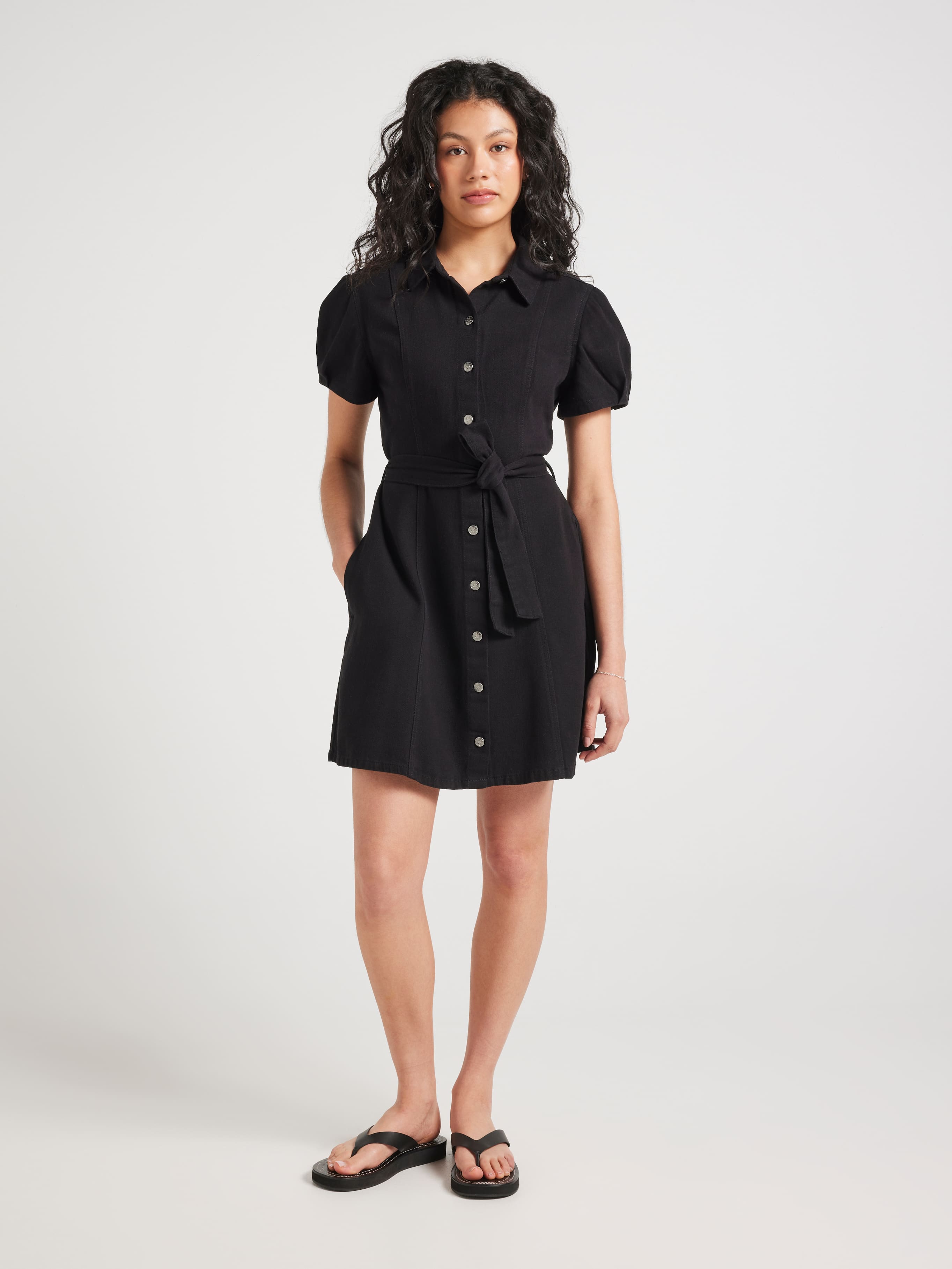 Athena Denim Mini Dress
