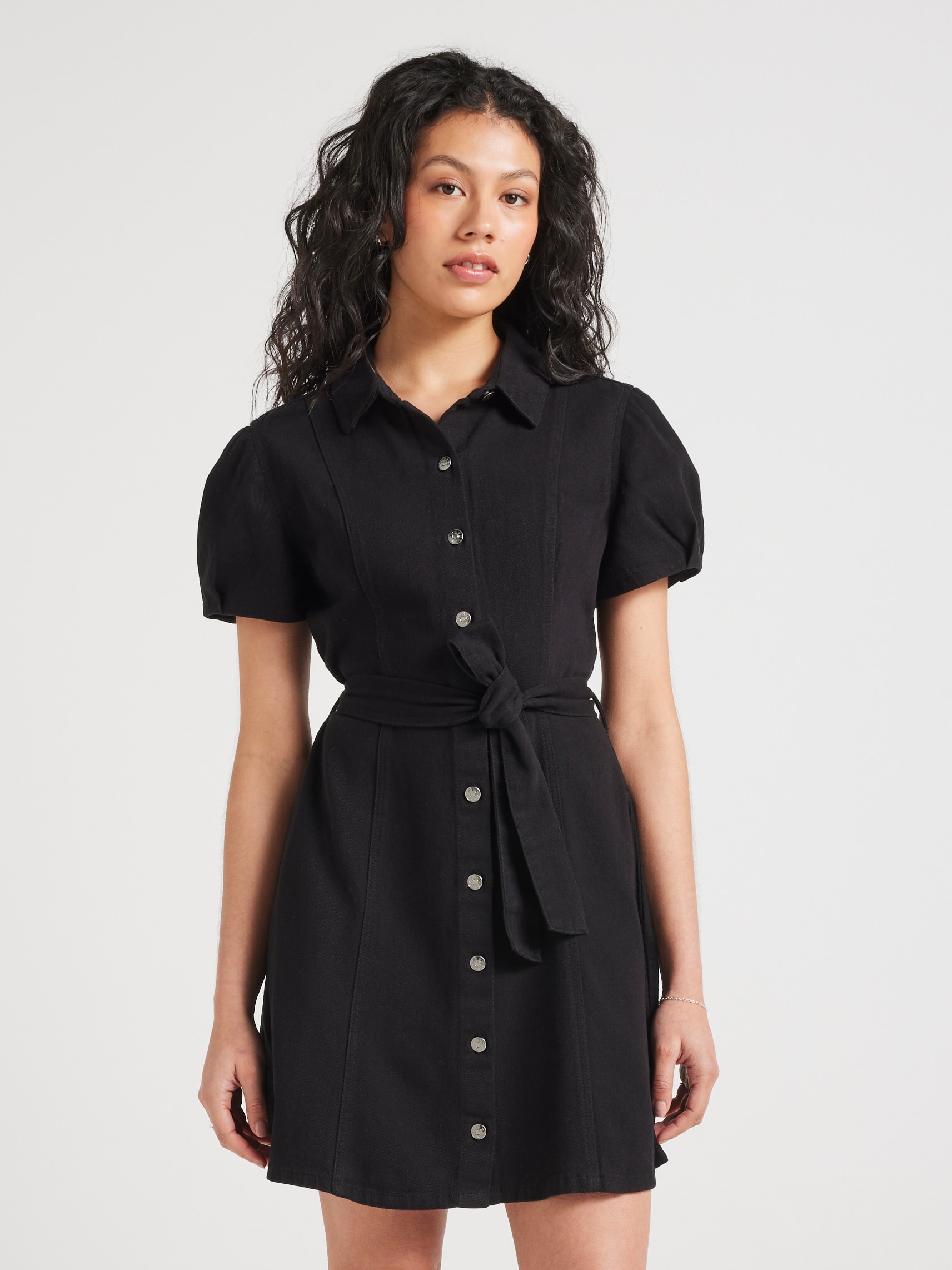 Athena Denim Mini Dress