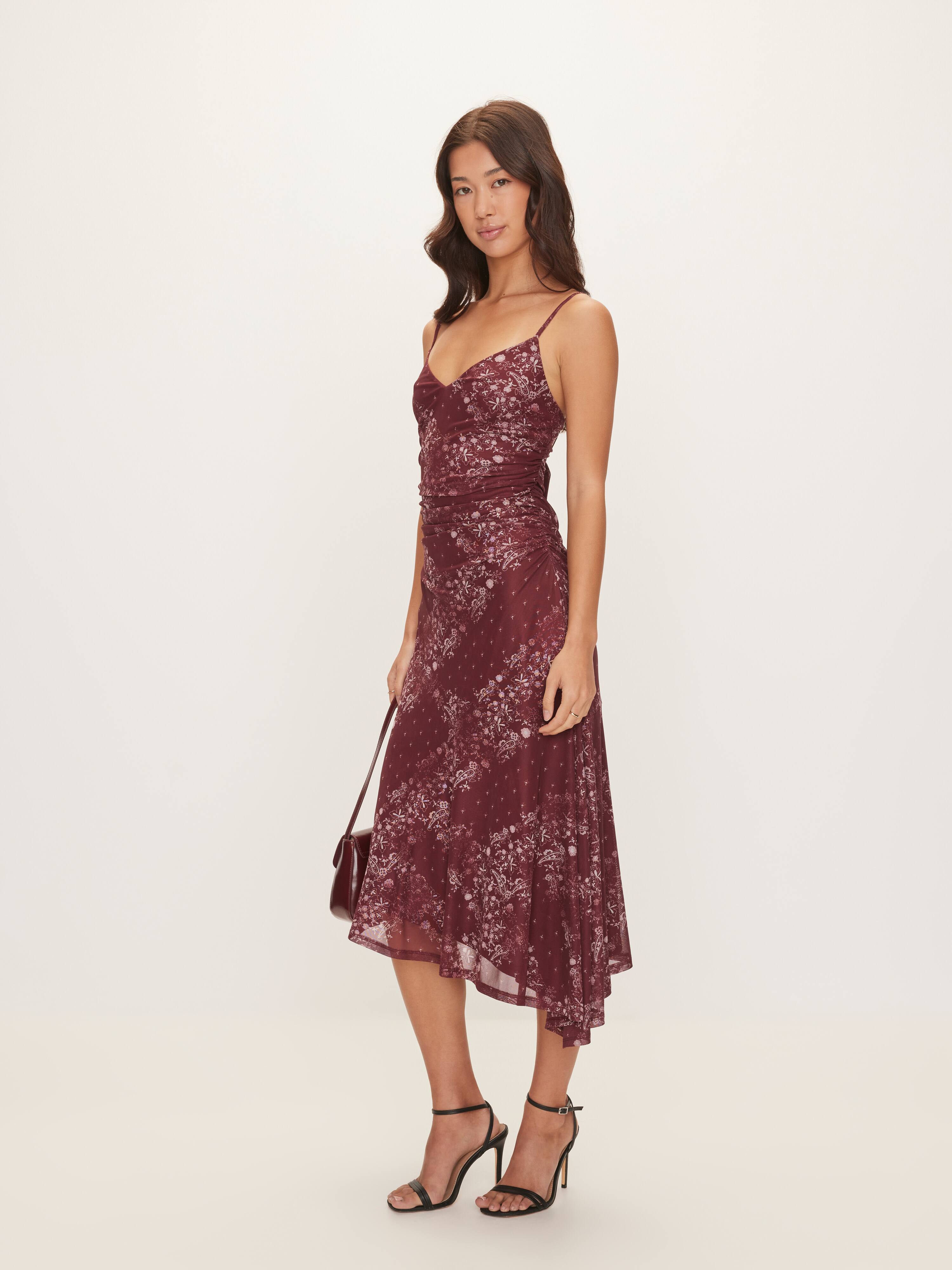 Roxxie Mesh Midi Dress
