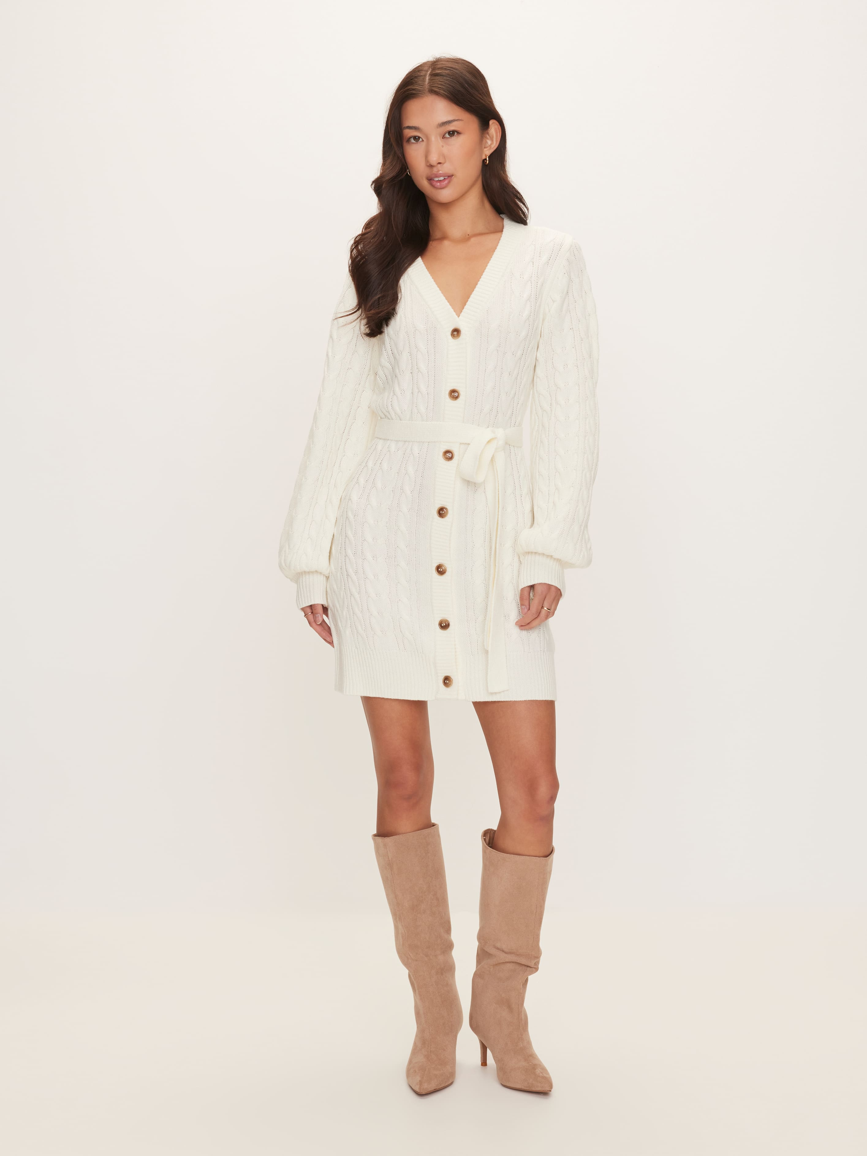 Beaux Cardigan Mini Dress