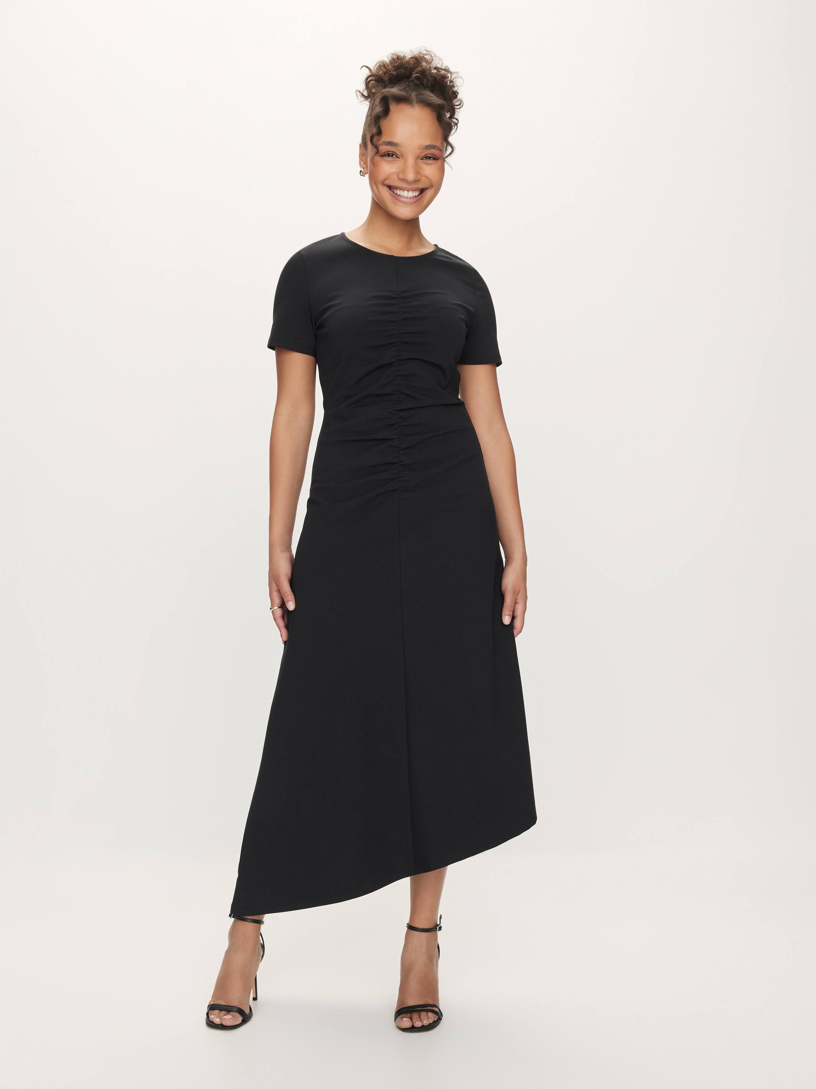 Lottie Short Sleeve Jersey Midi Dress