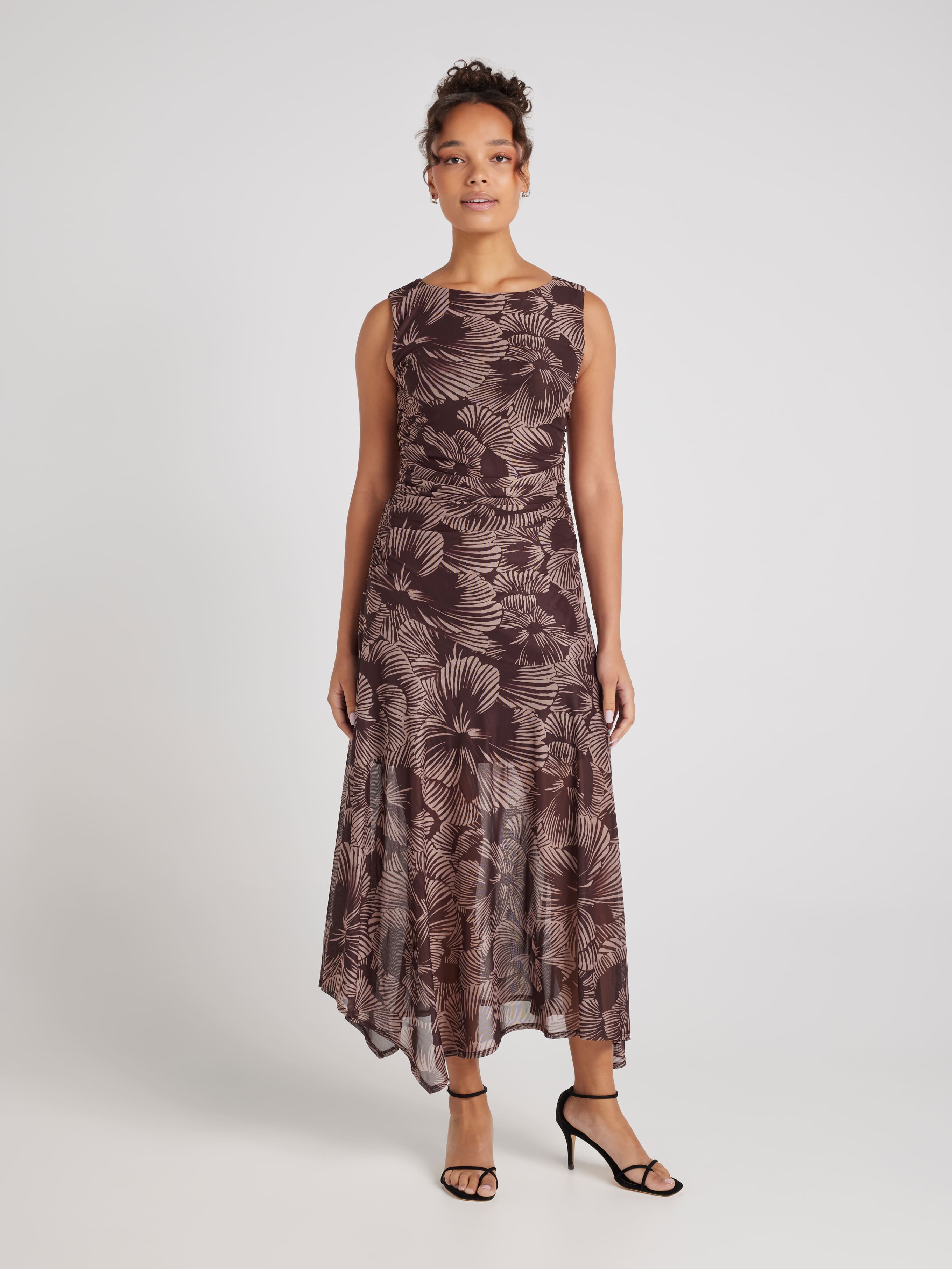 Cathy Mesh Midi Dress