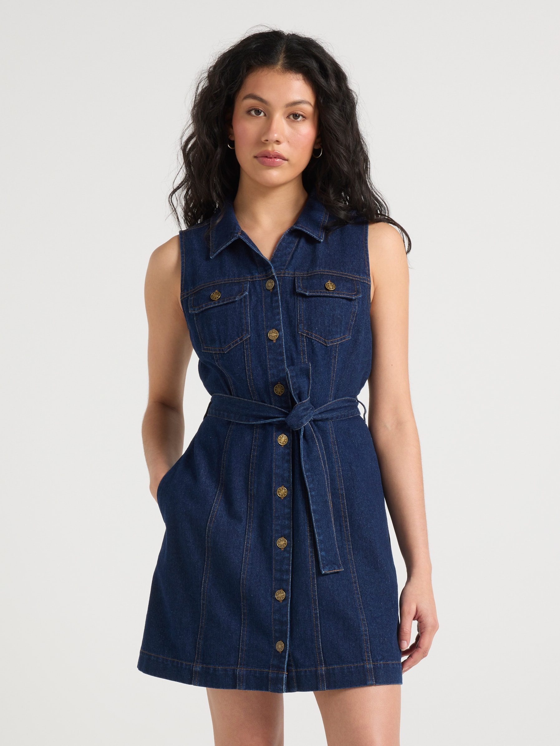 Jessie Denim Mini Dress