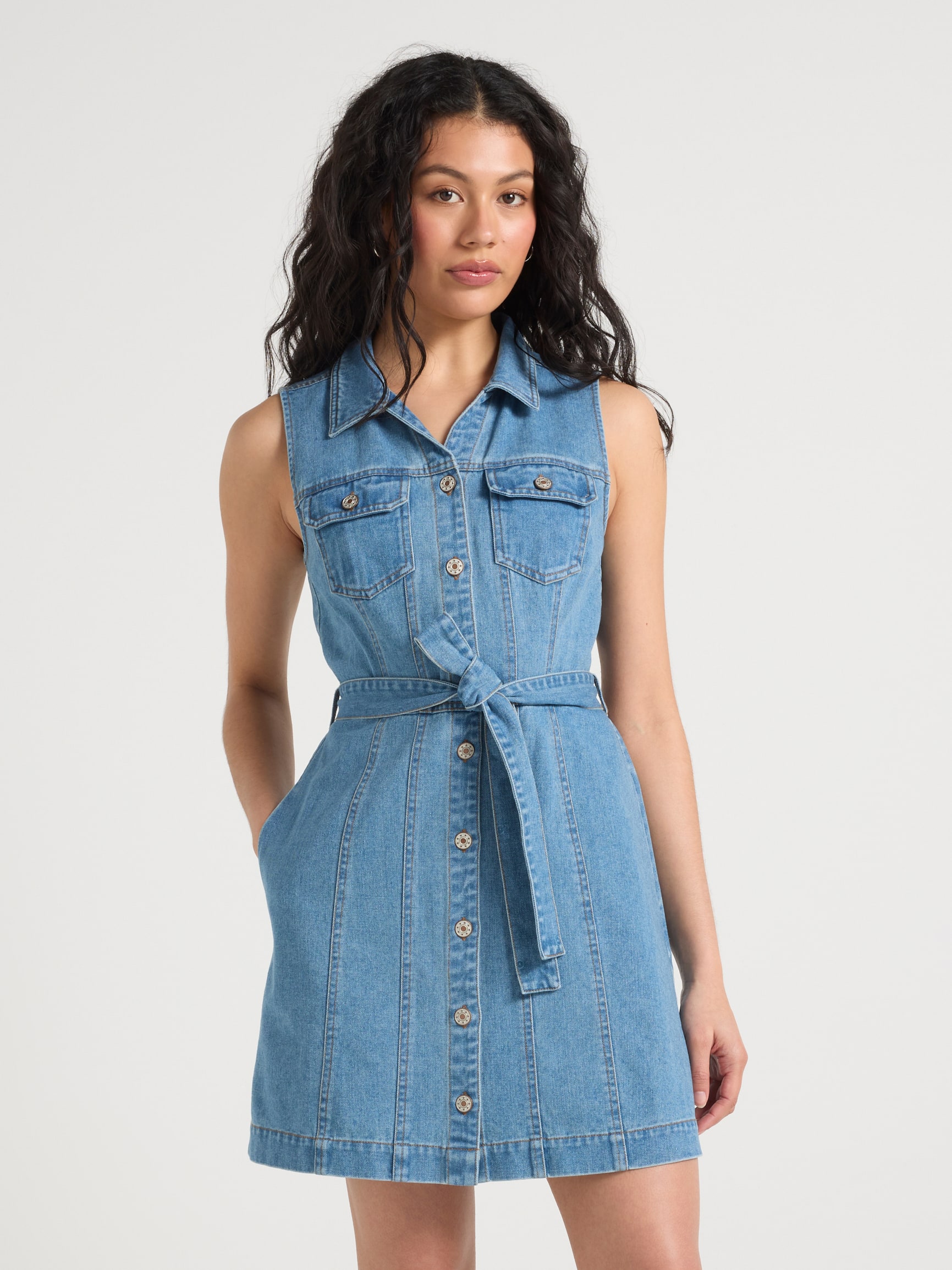Jessie Denim Mini Dress