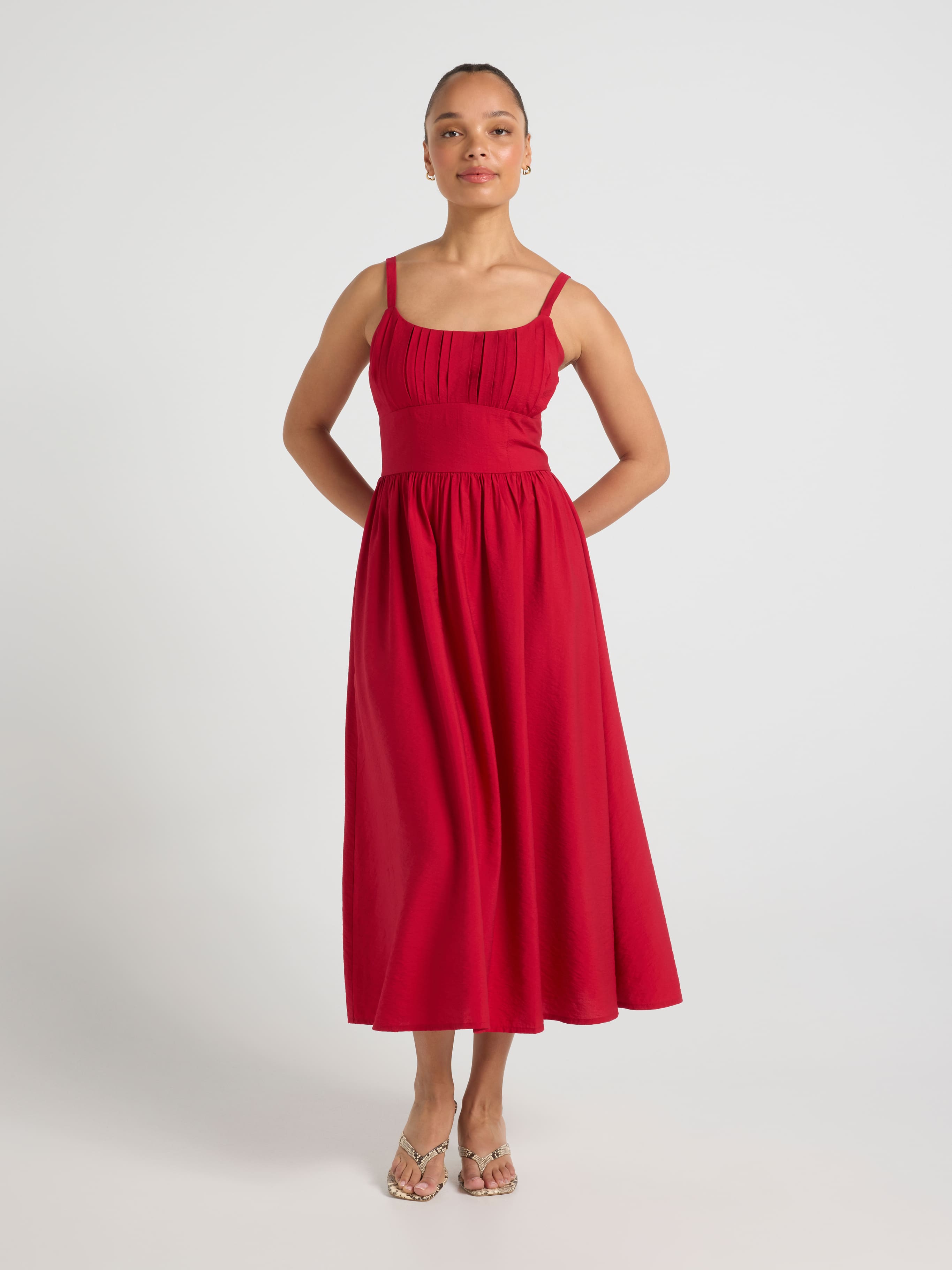 Willow Strappy Midi Dress