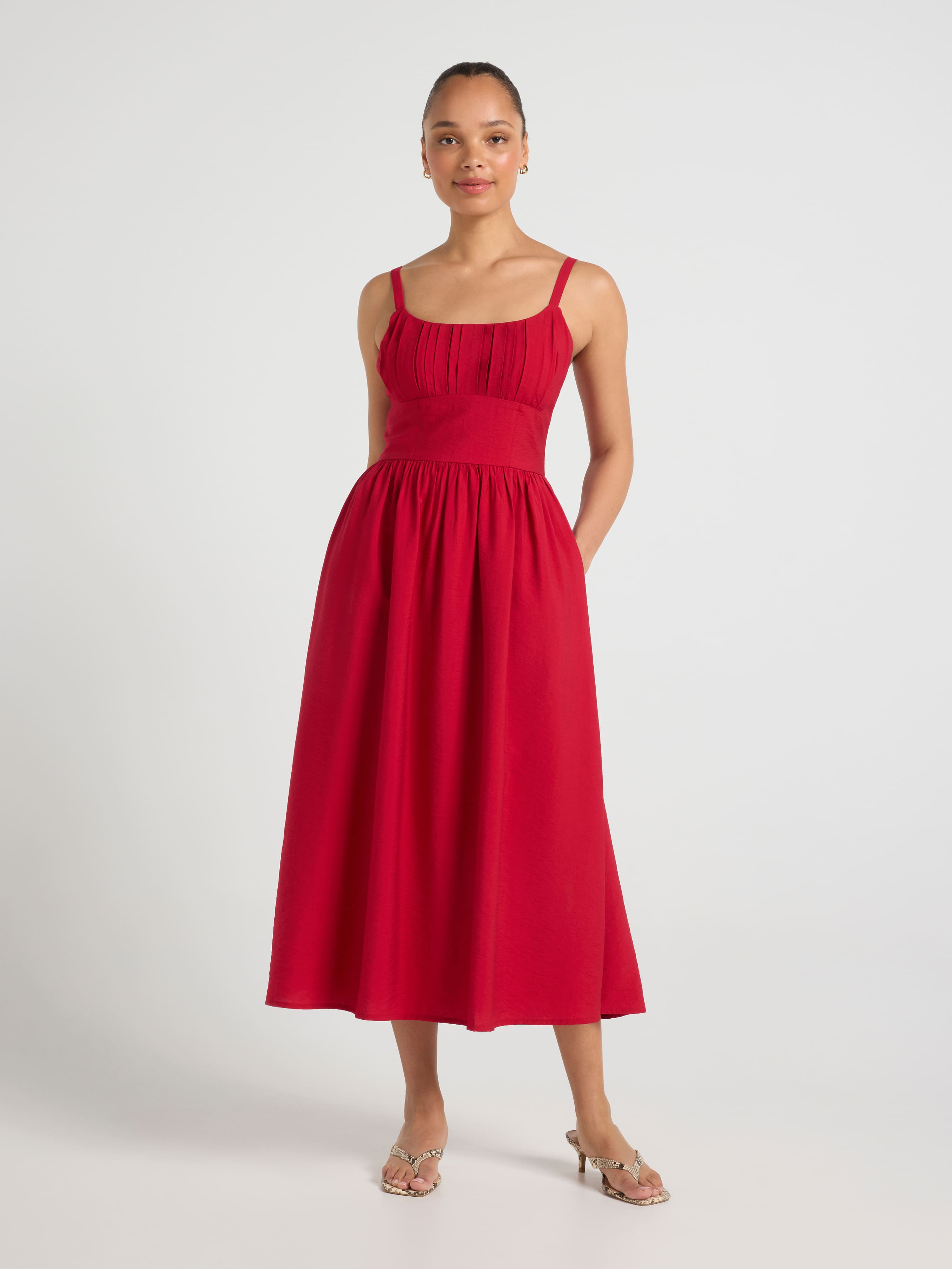 Willow Strappy Midi Dress