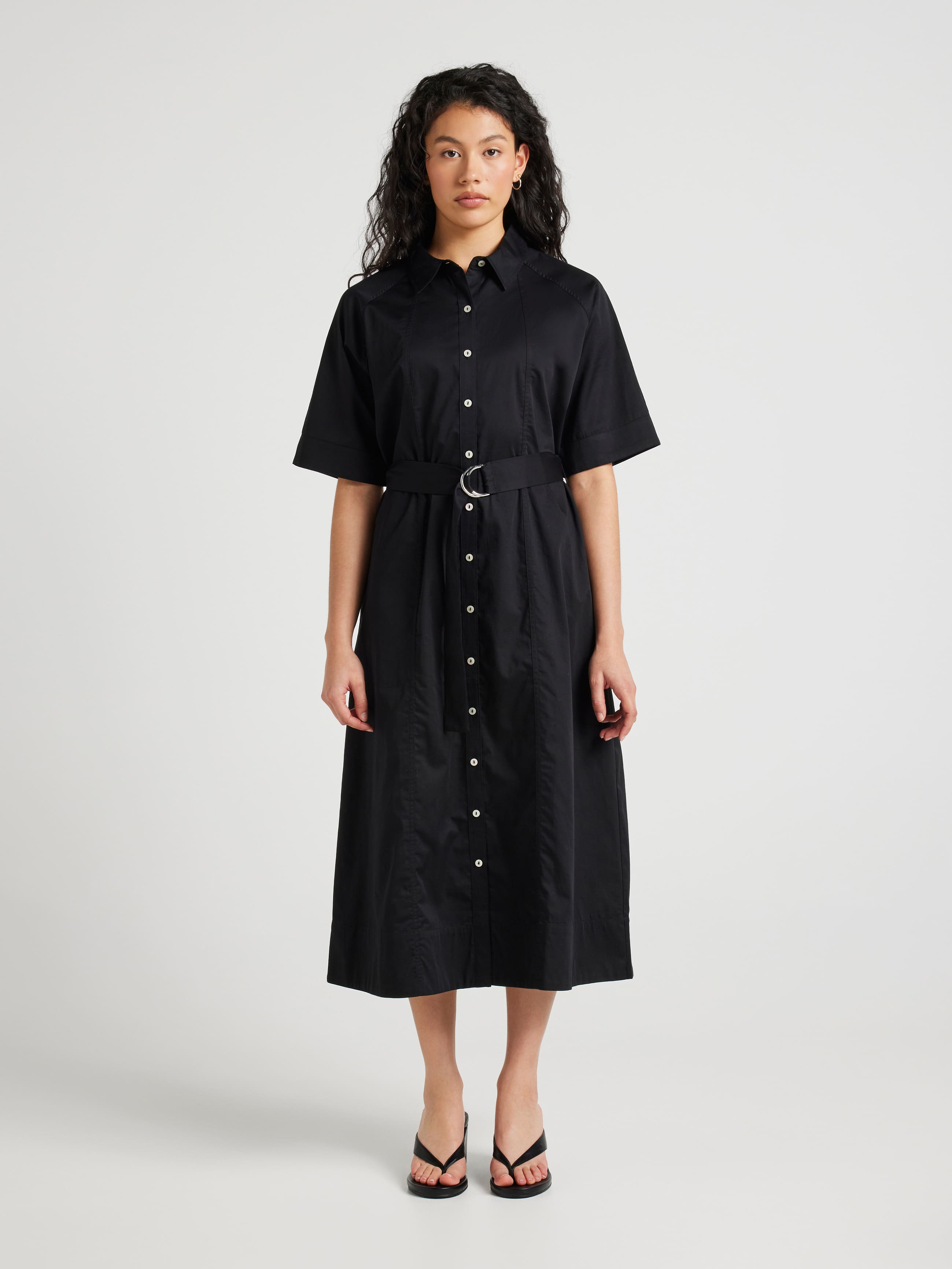 Mara Raglan Shirt Midi