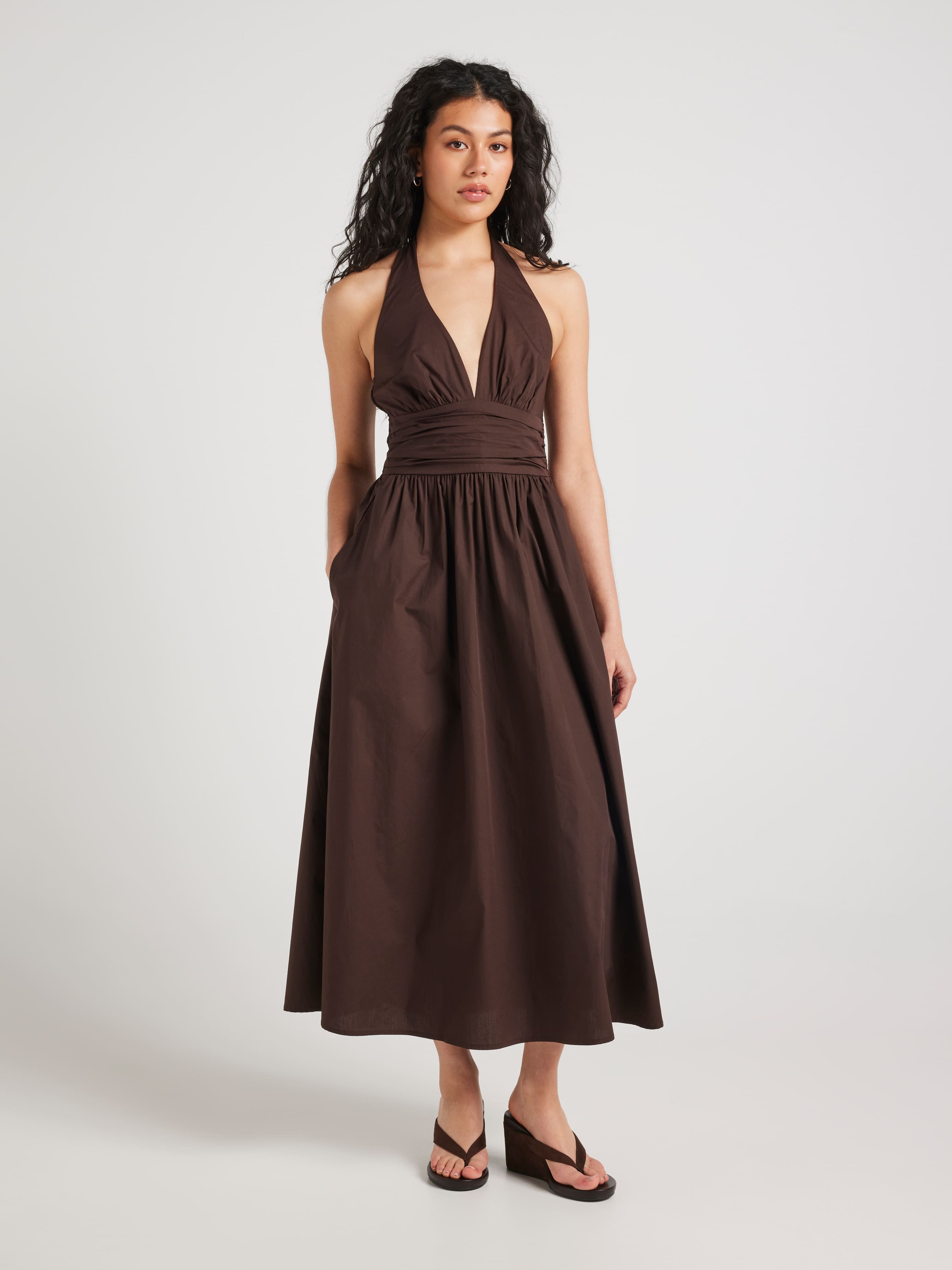 The Harriet Halter Midi Dress
