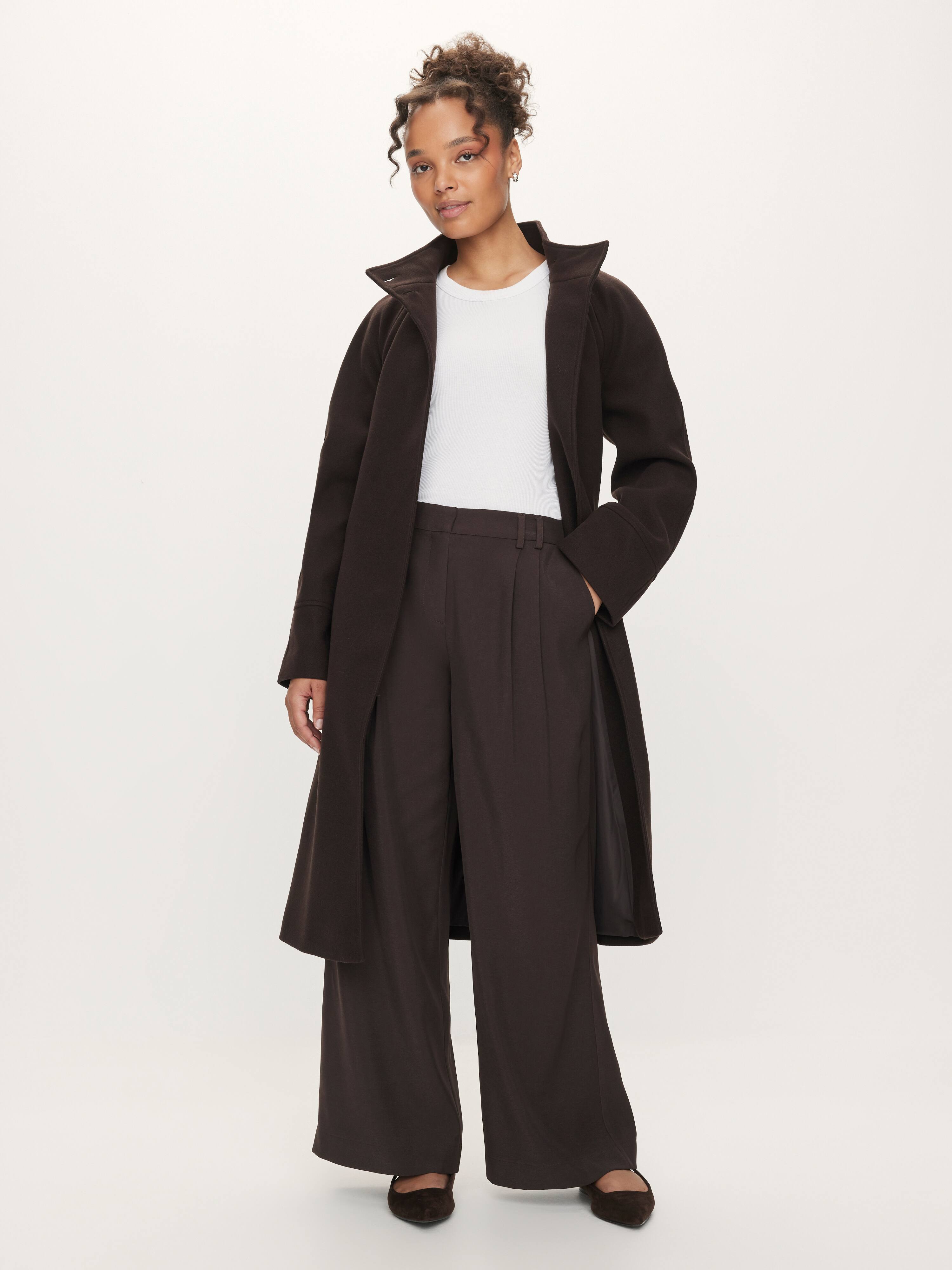 Dusk Funnel Neck Coat