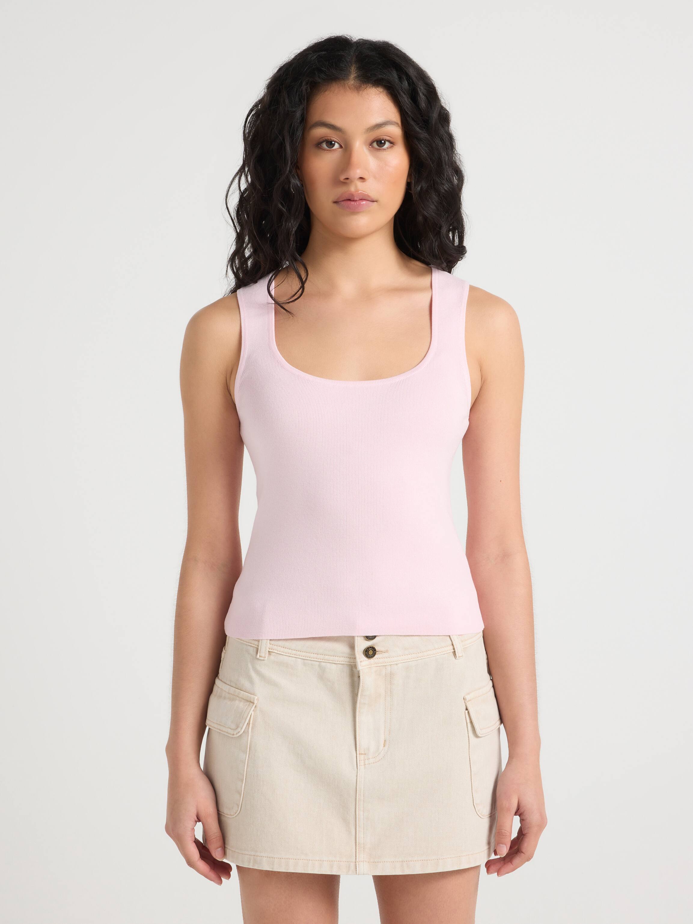 Mila Knit Scoop Tank