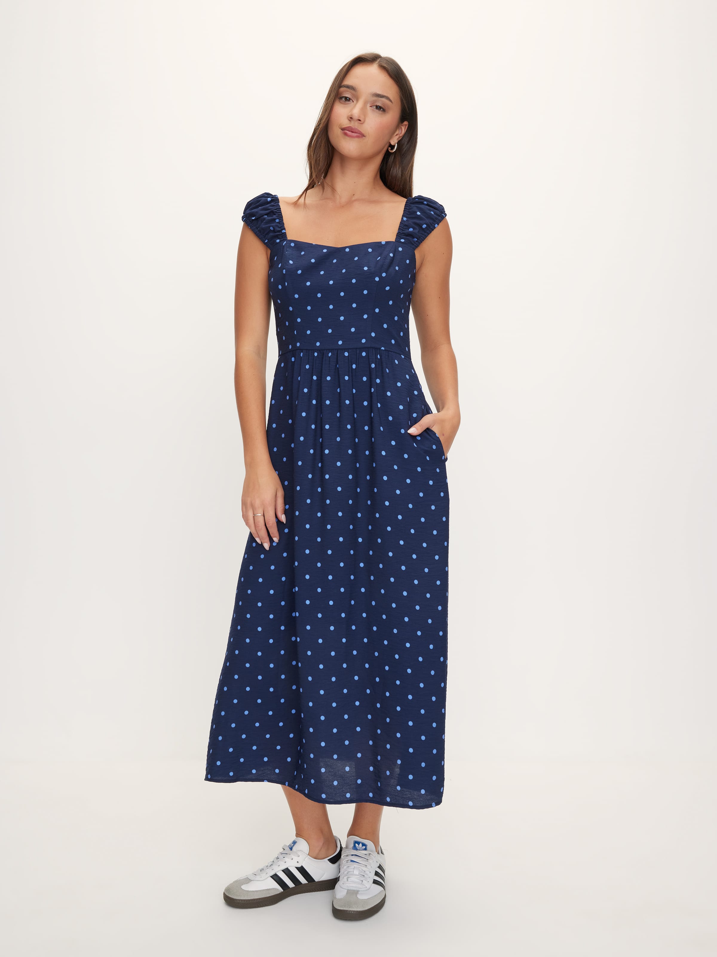 Faye Sweetheart Midi Dress