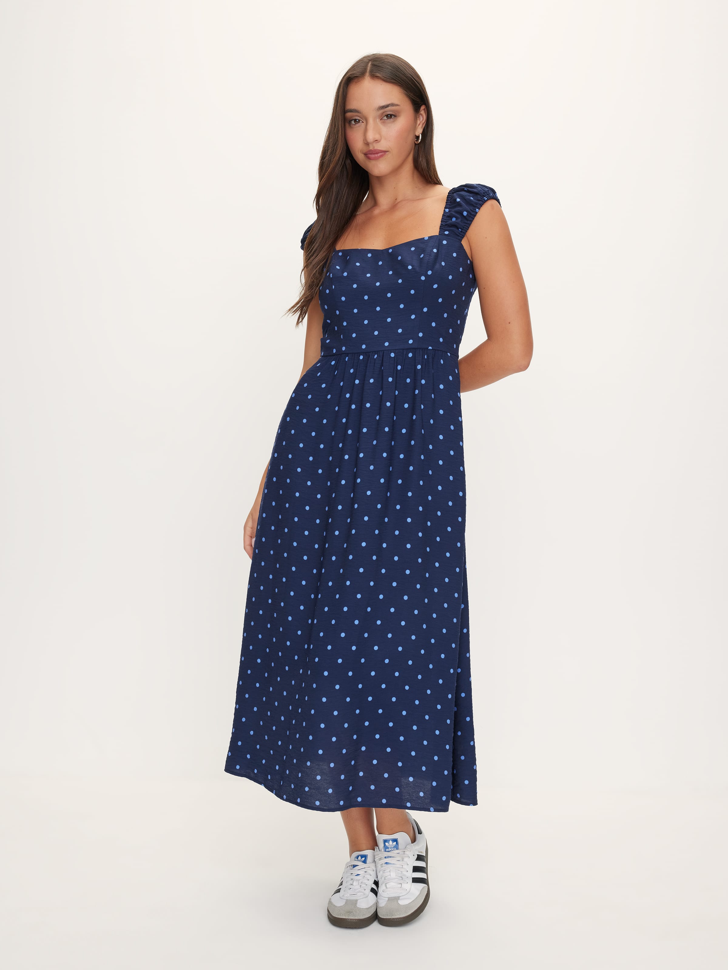 Faye Sweetheart Midi Dress