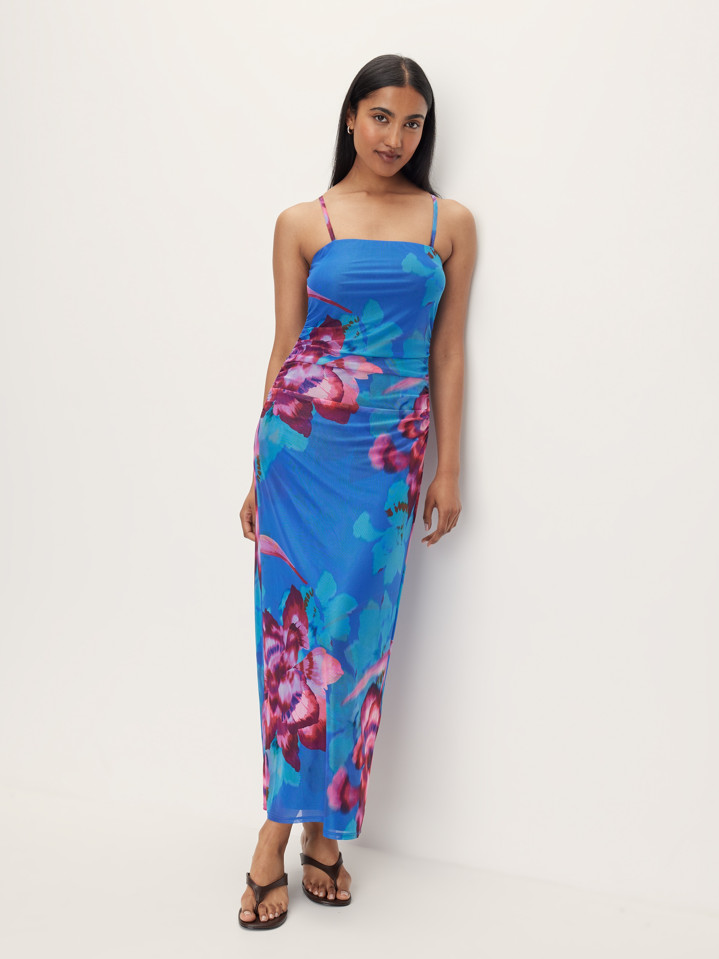 Daphne Mesh Midi Dress