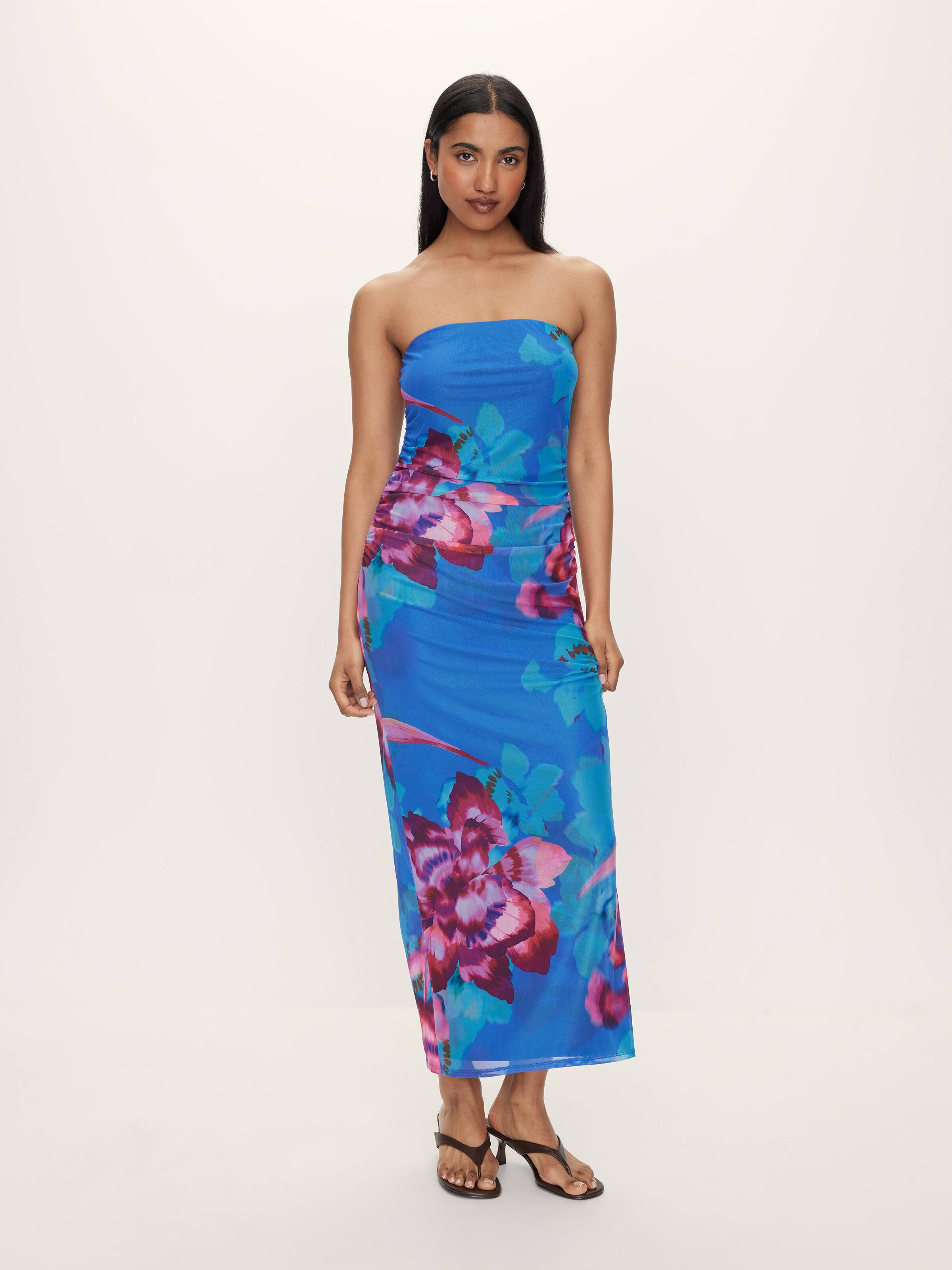 Daphne Mesh Midi Dress