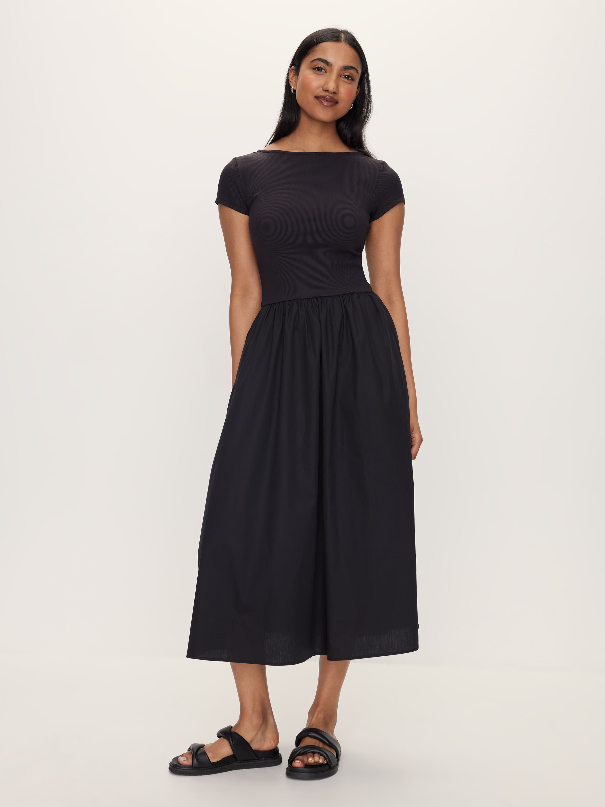 Bianca Cap Sleeve Midi Dress