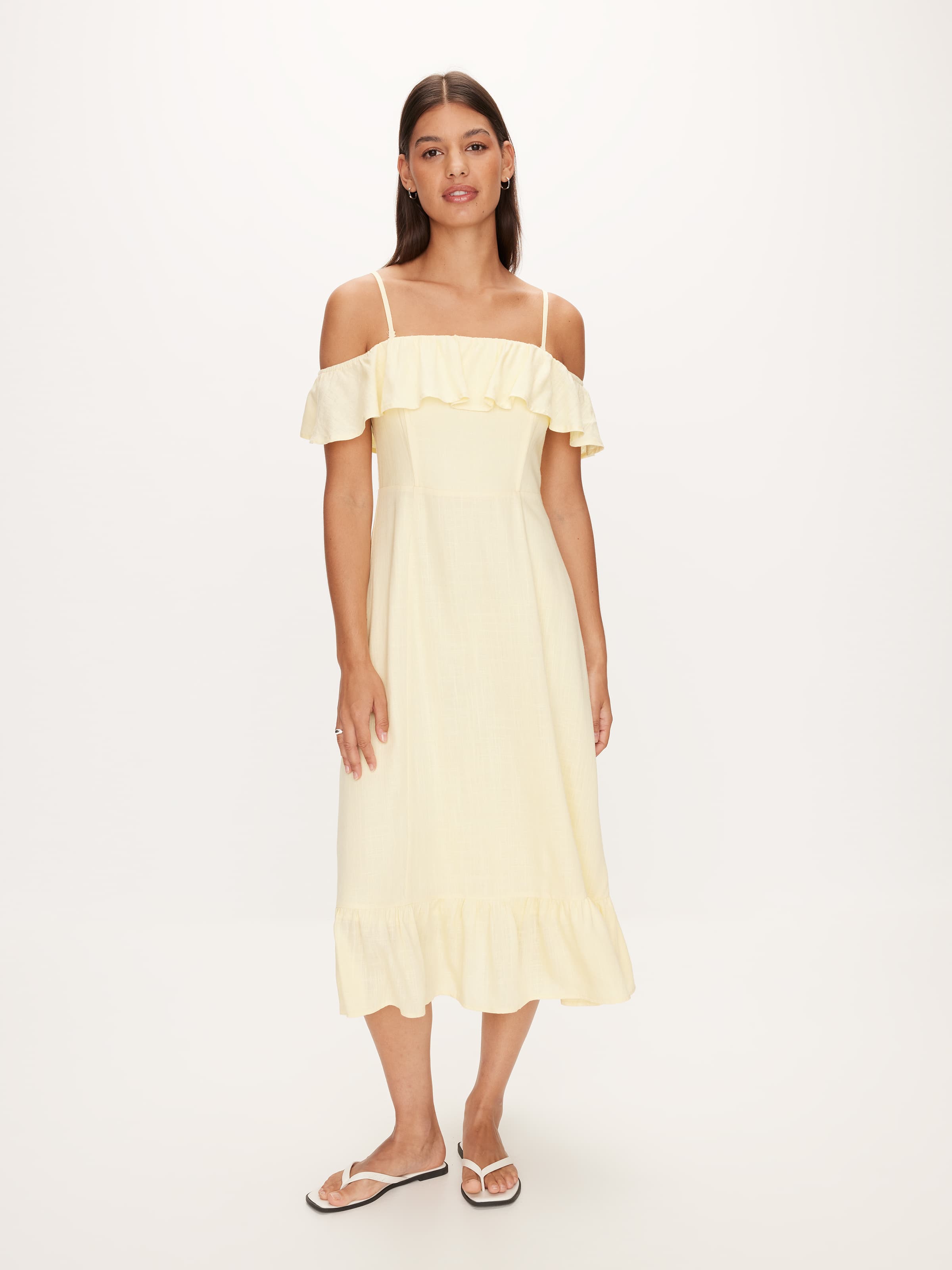 Frill Midi Dress