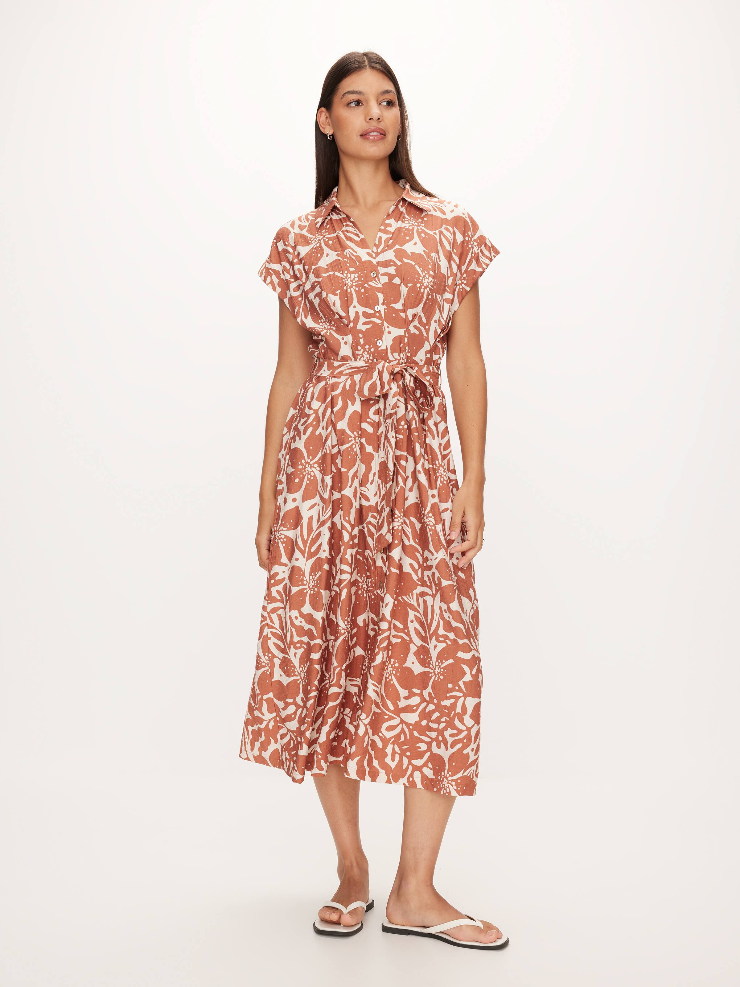 Suki Shirt Midi Dress