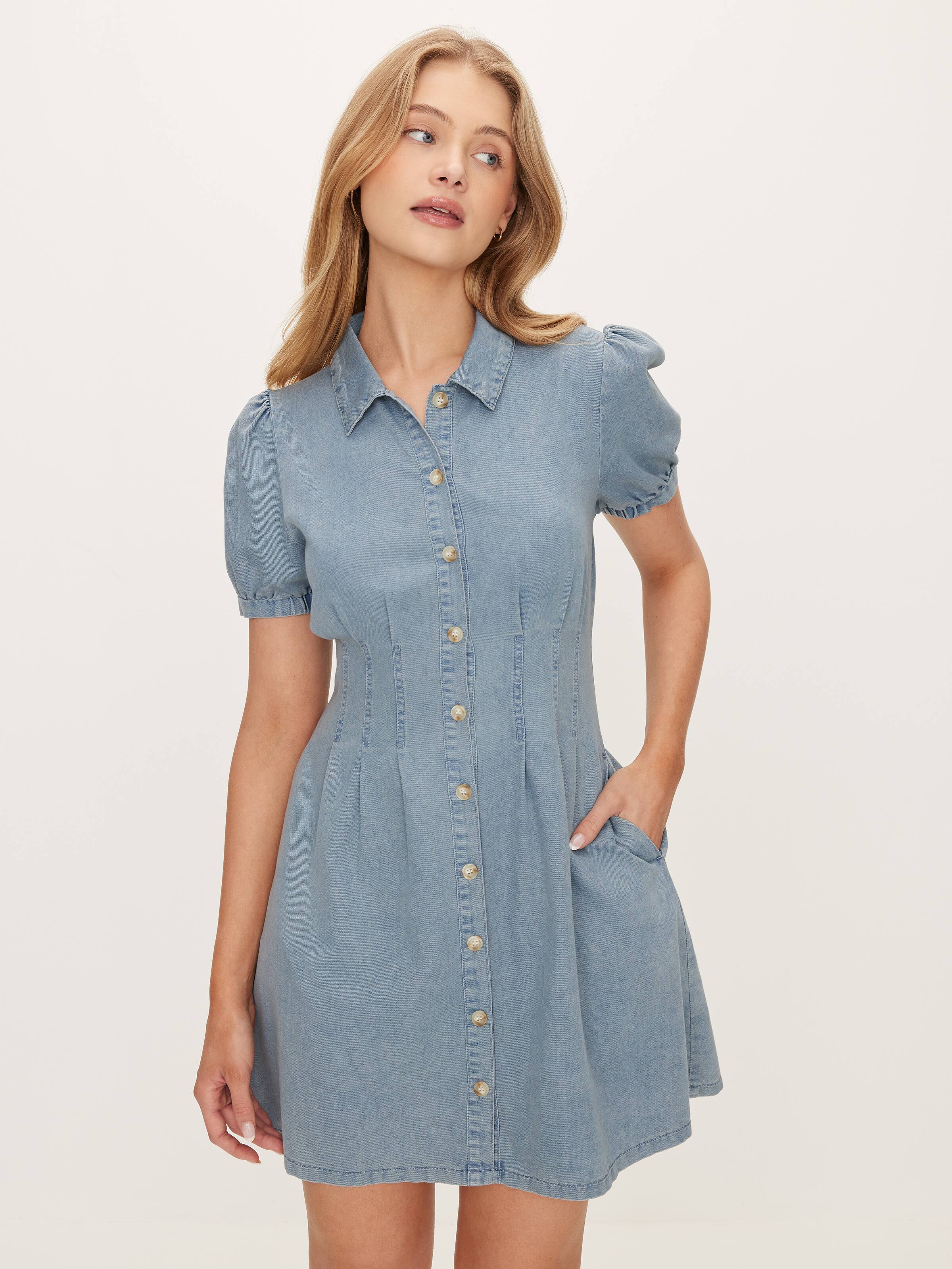 Donna Denim Mini Dress