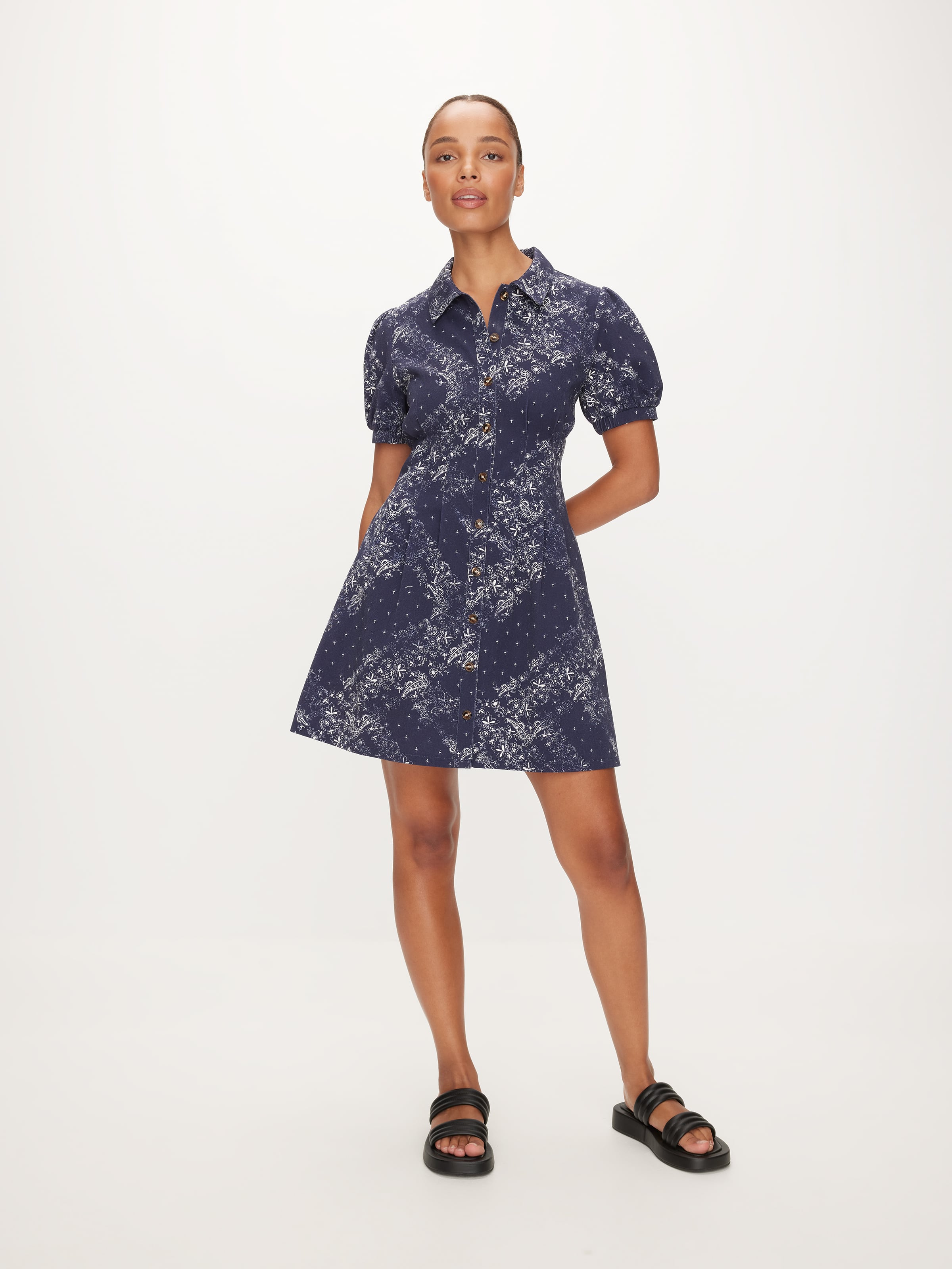 Donna Denim Mini Dress