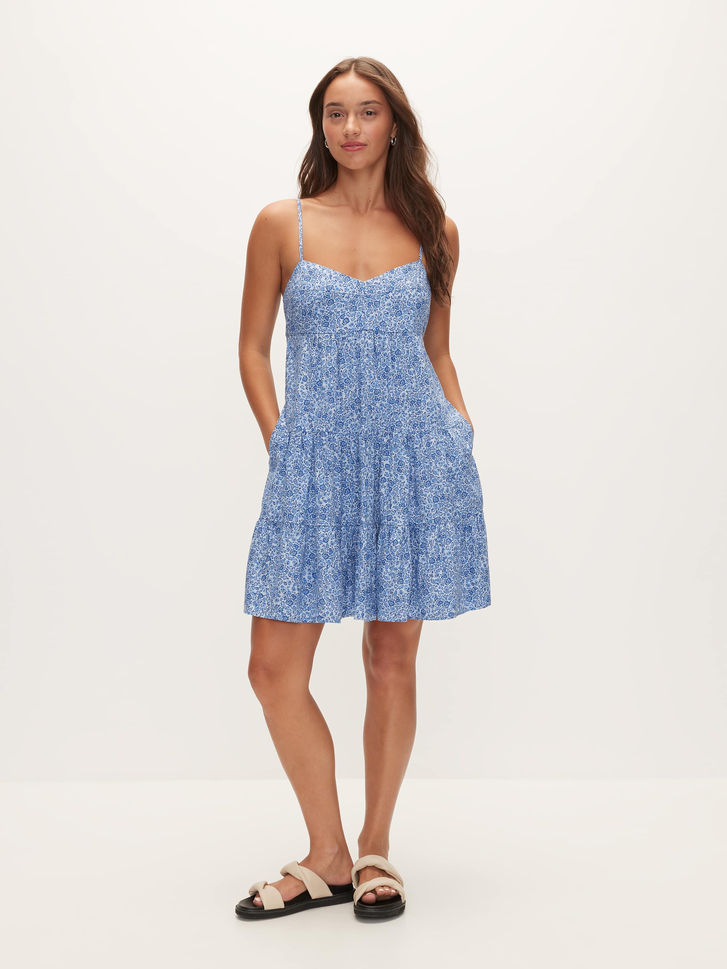 True Strappy Mini Dress