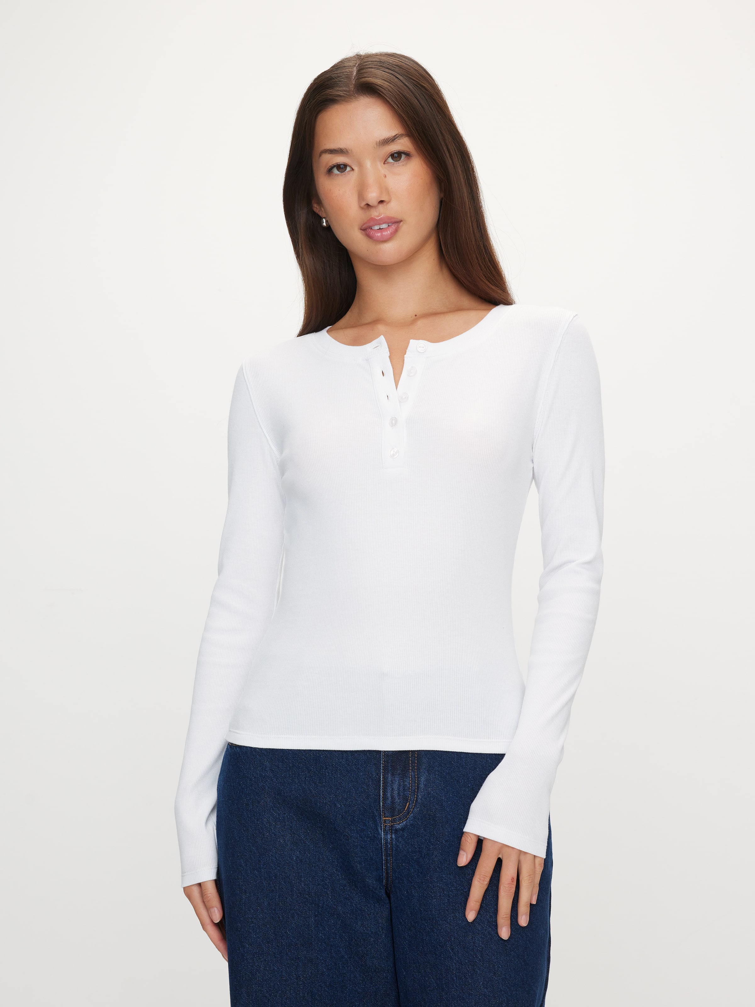 Henley Long Sleeve Top