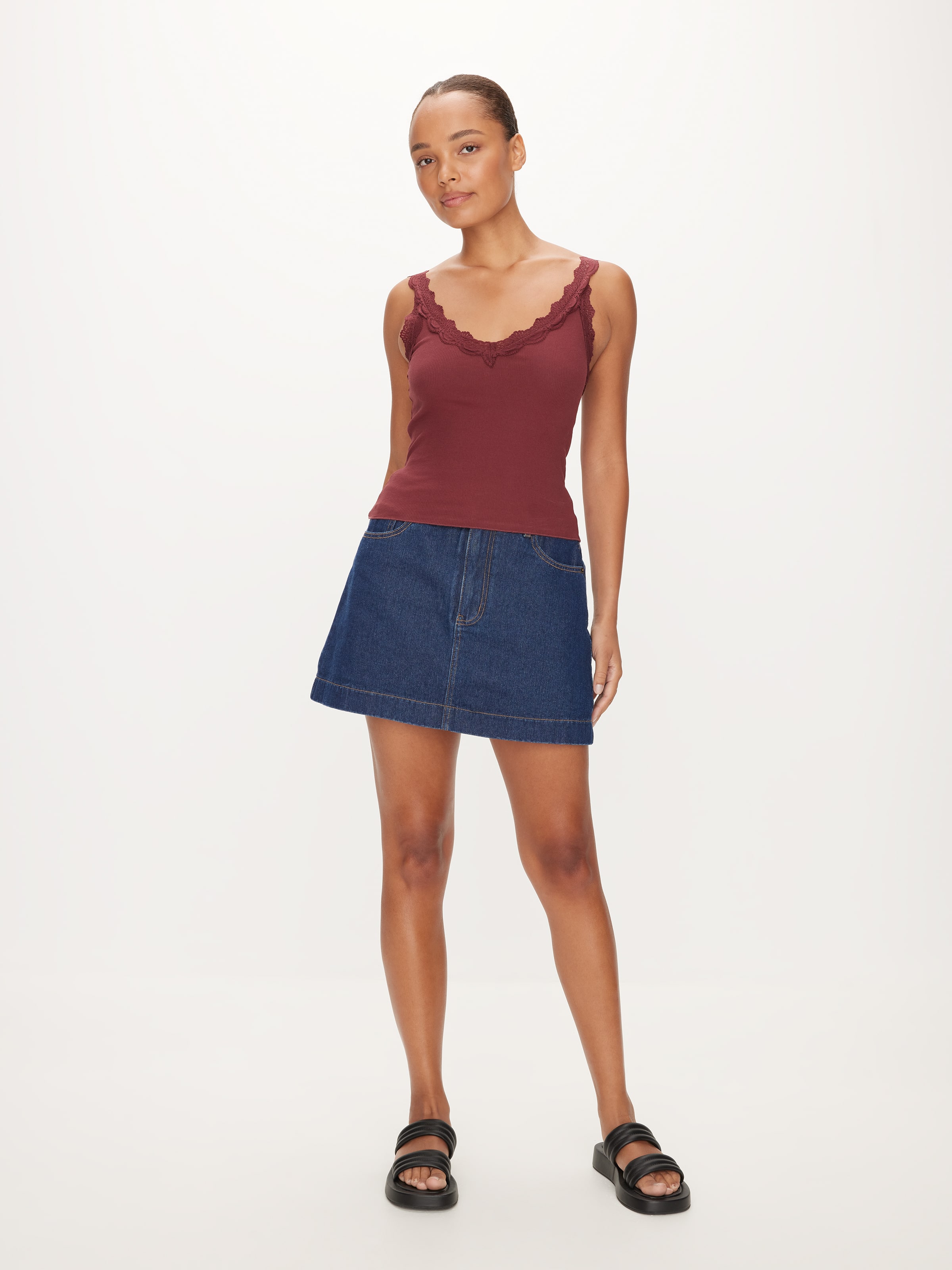 Giselle Lace V-Neck Tank