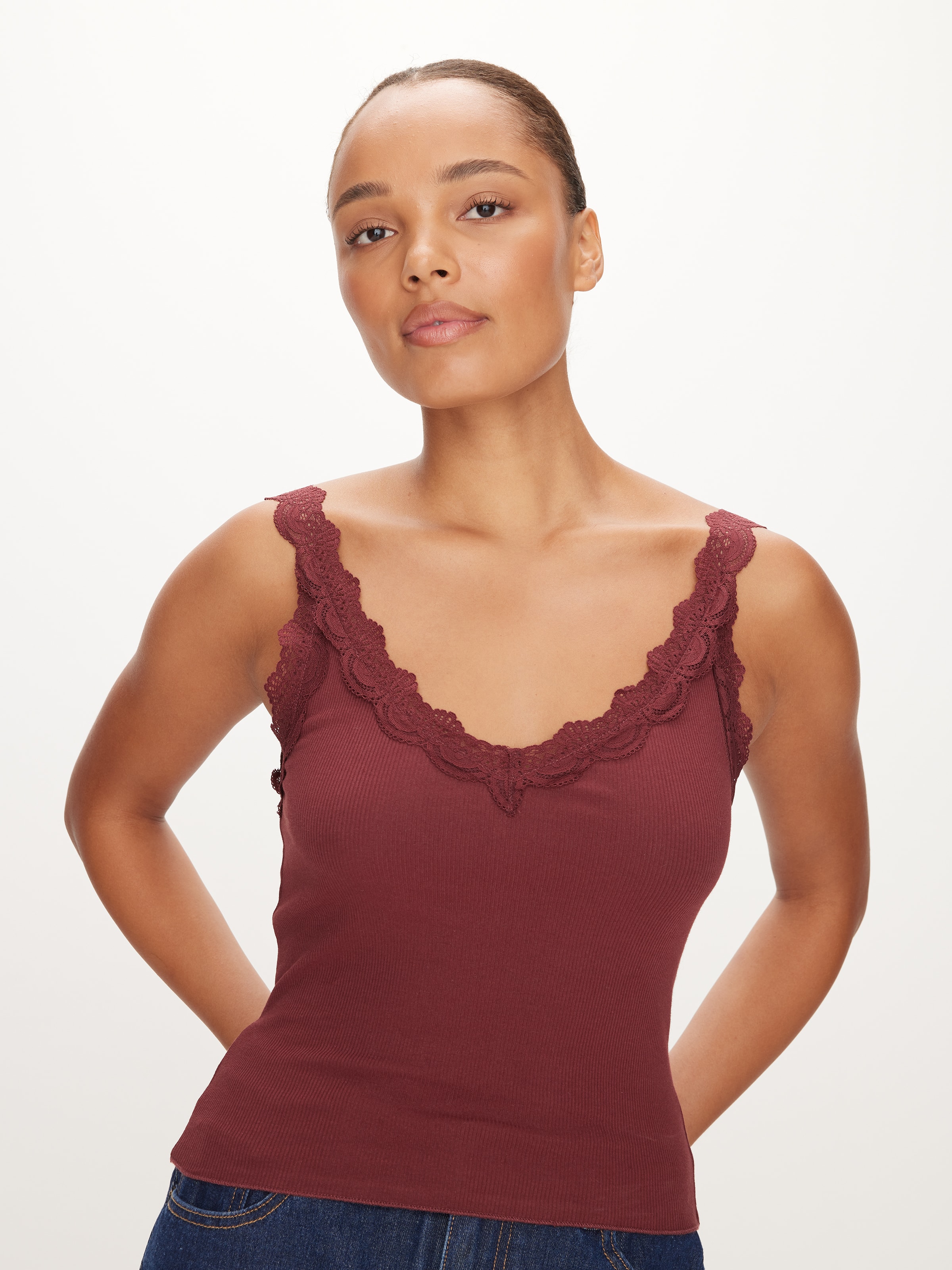 Giselle Lace V-Neck Tank