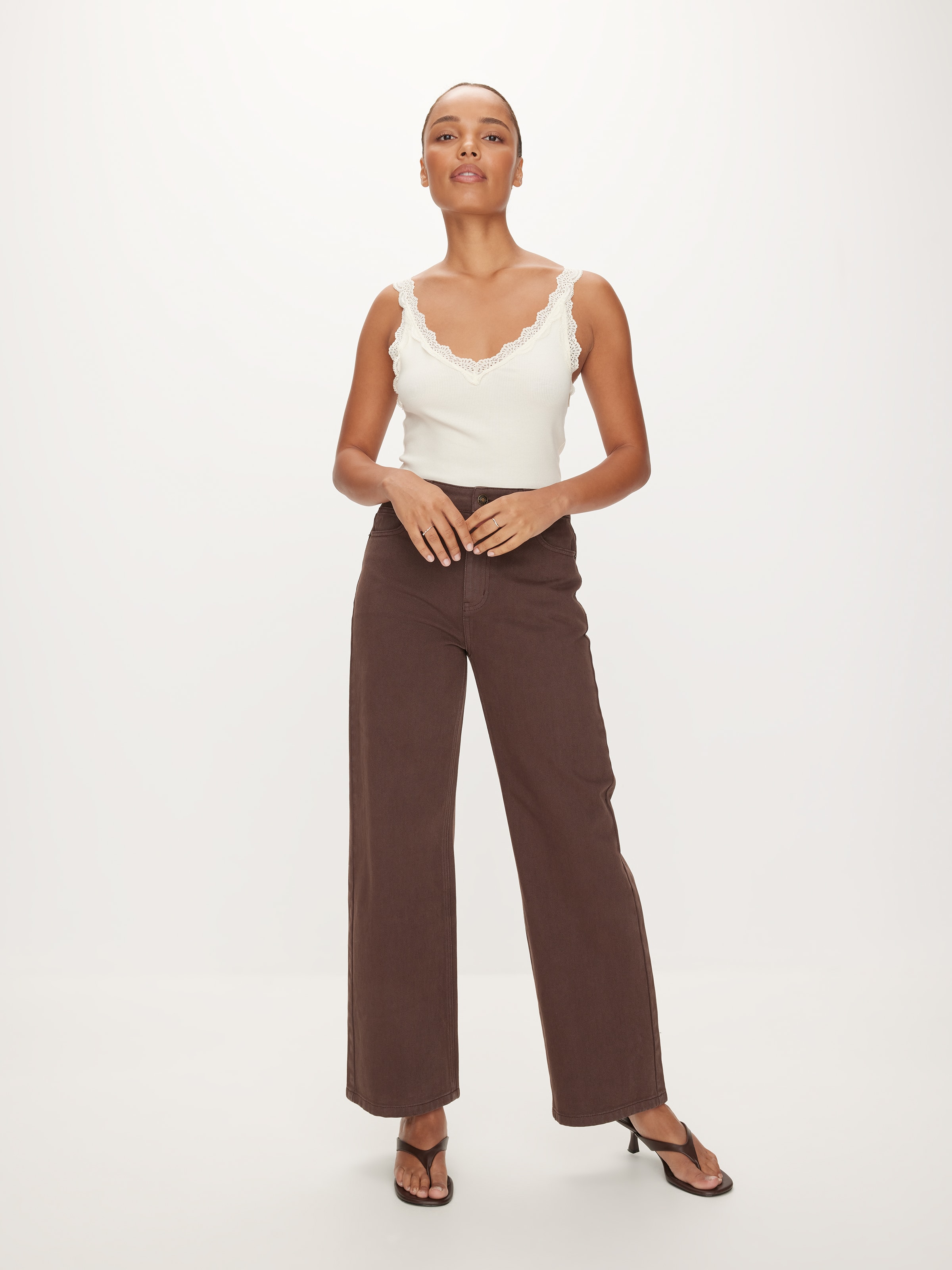 Giselle Lace V-Neck Tank