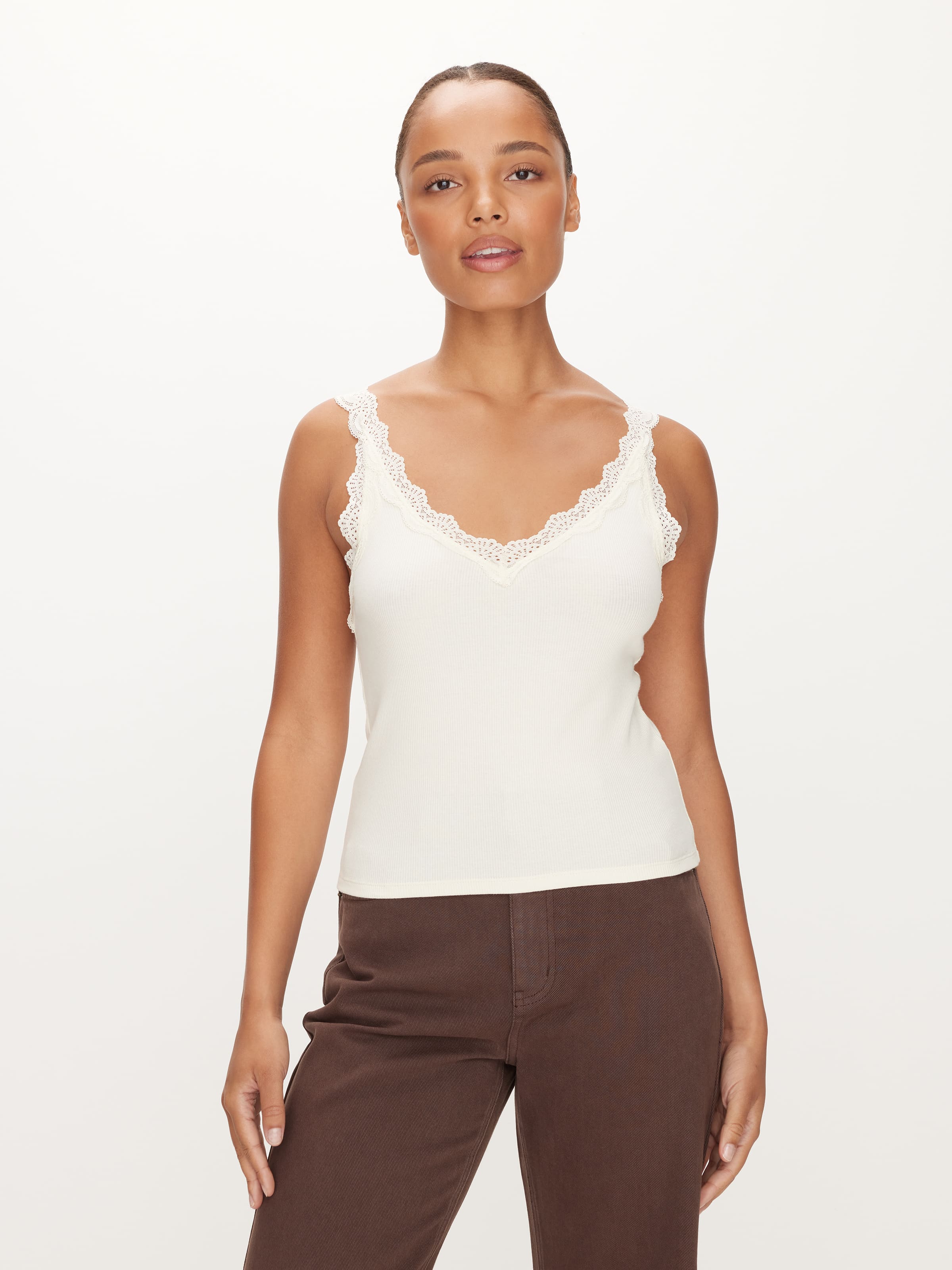 Giselle Lace V-Neck Tank