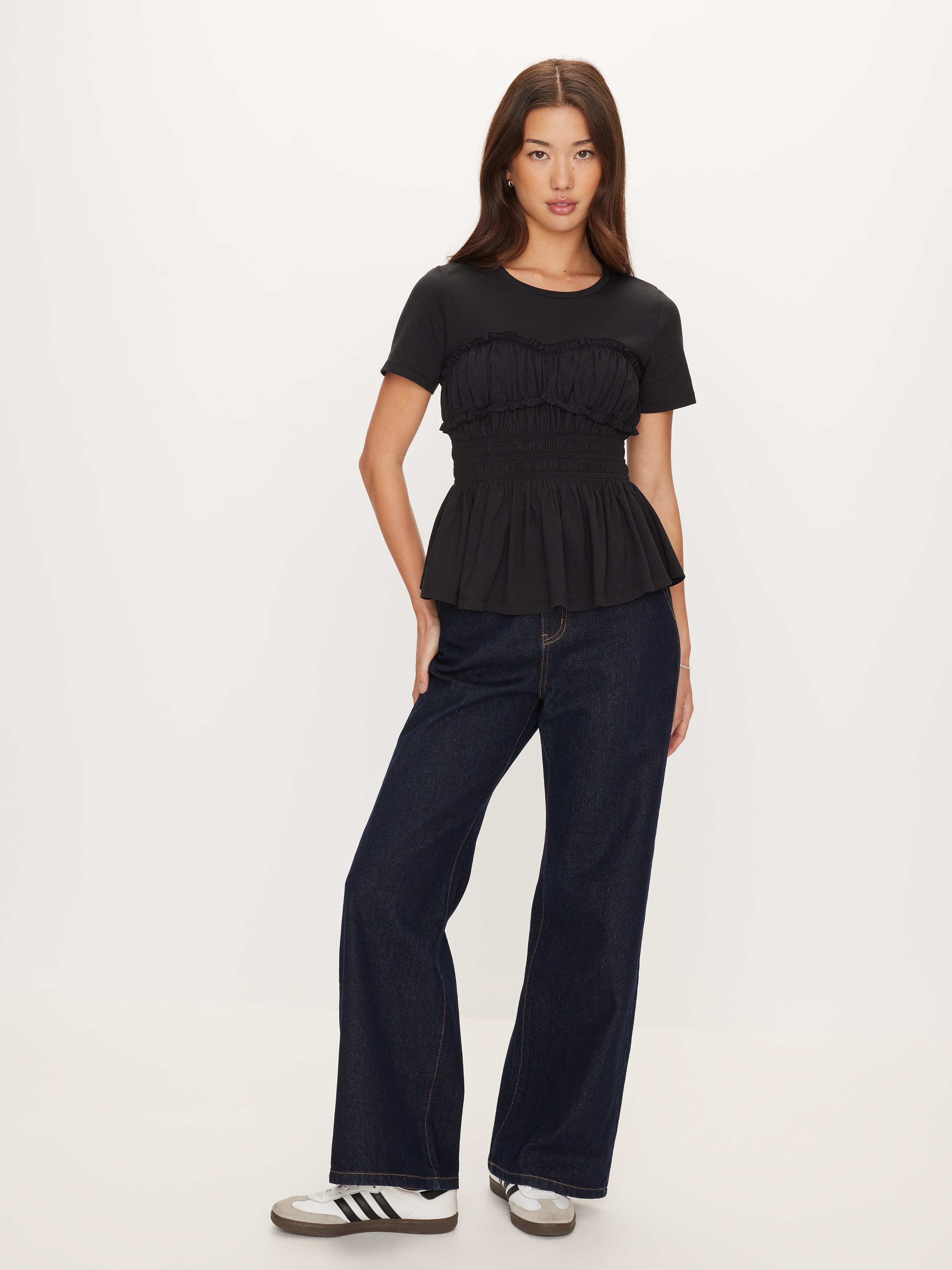 Indie Shirred Top