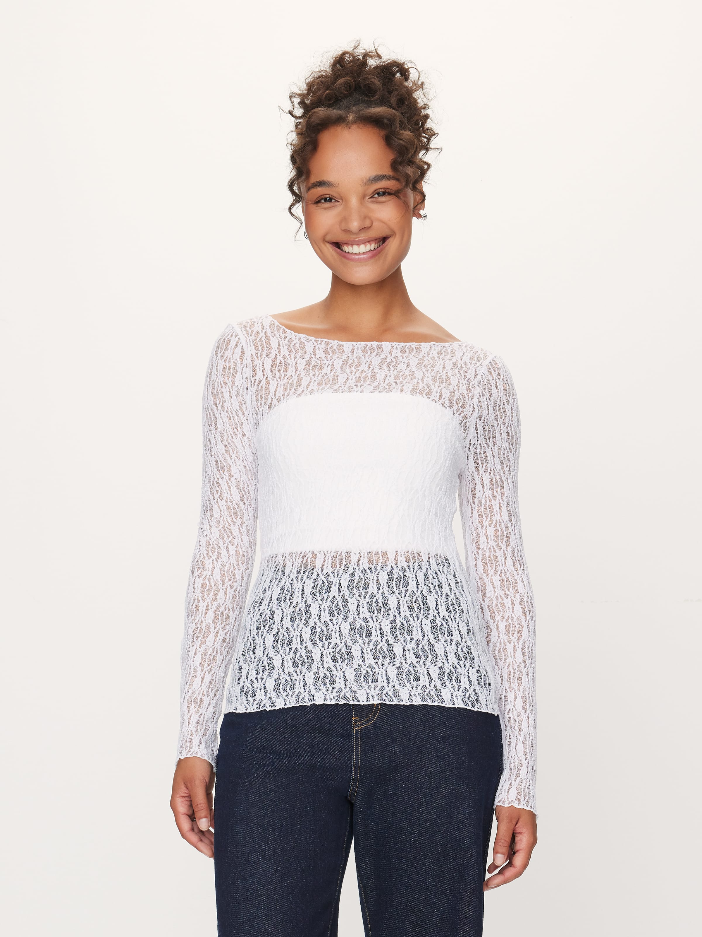 Isla Long Sleeve Lace Top