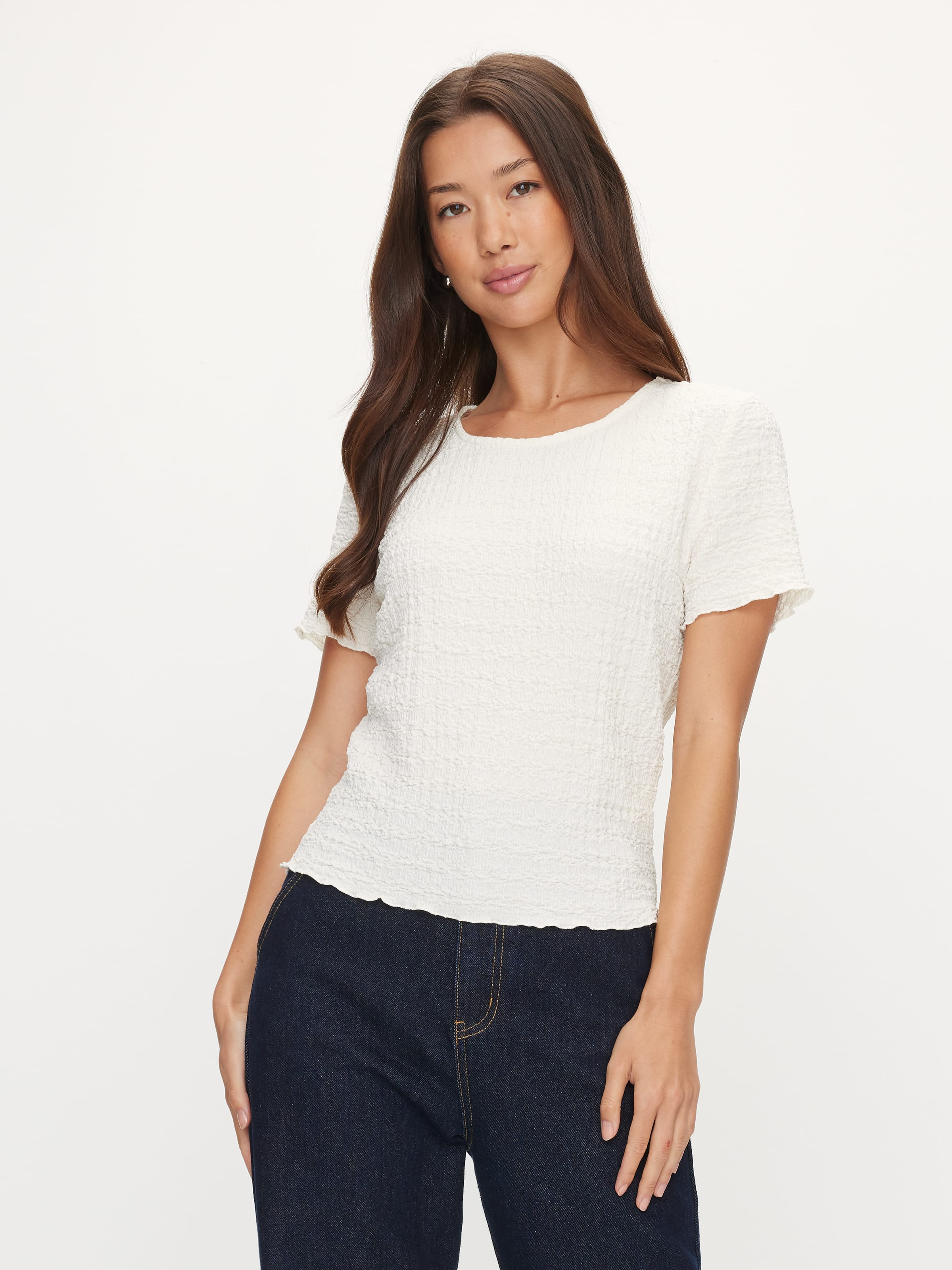 Taylah Short Sleeve Textured Top