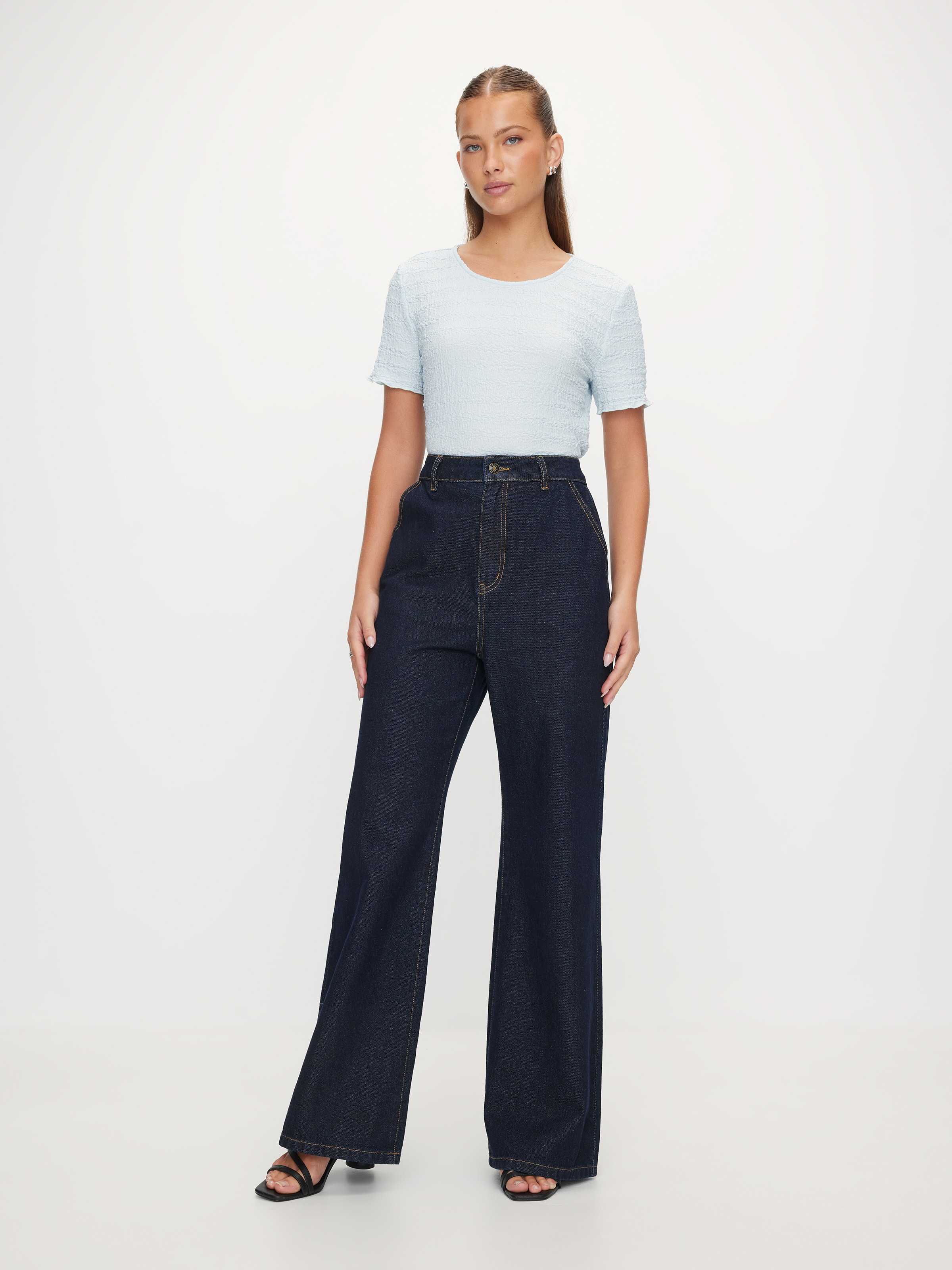Taylah Short Sleeve Textured Top