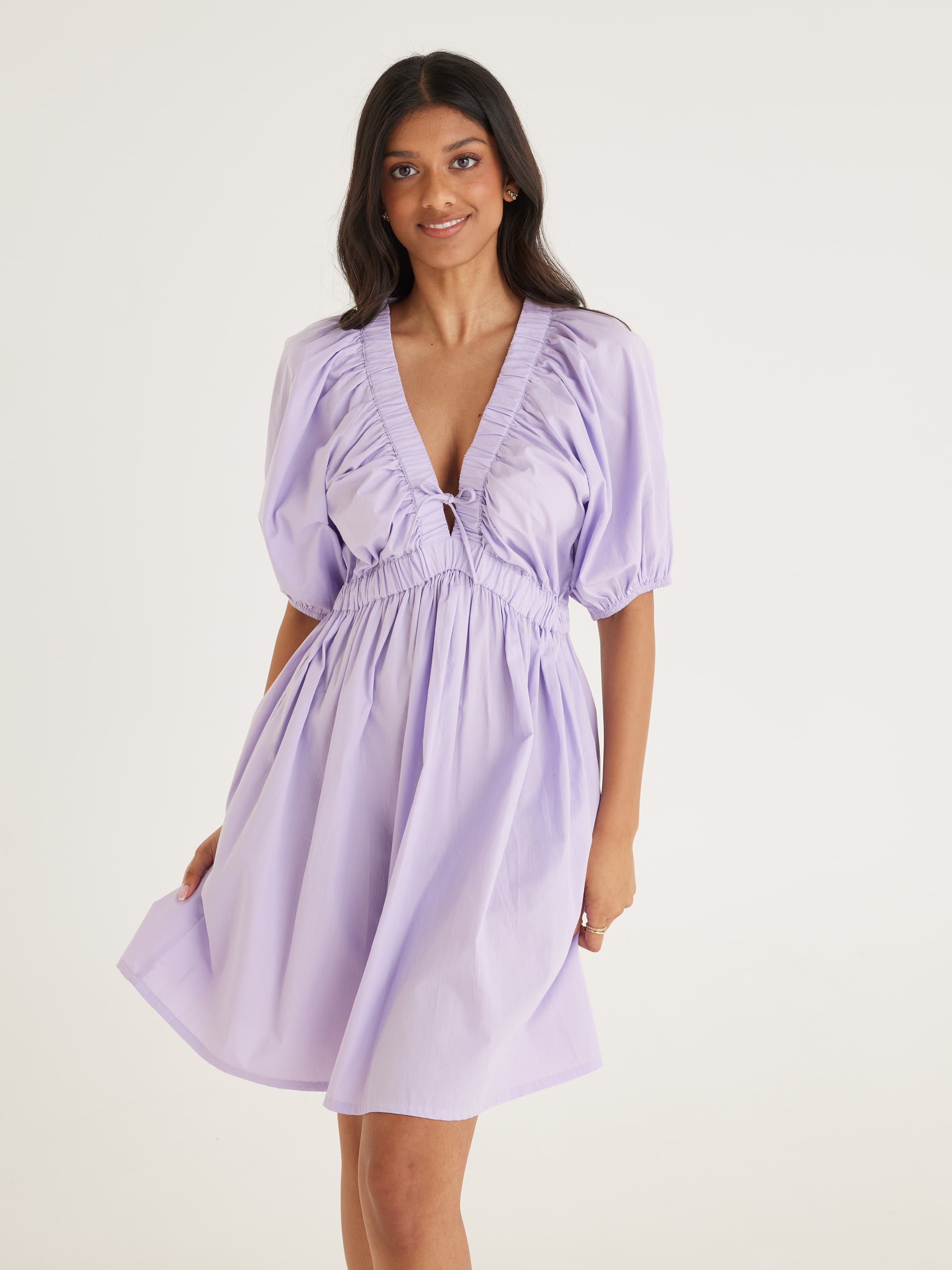 Dotti linen clearance dress