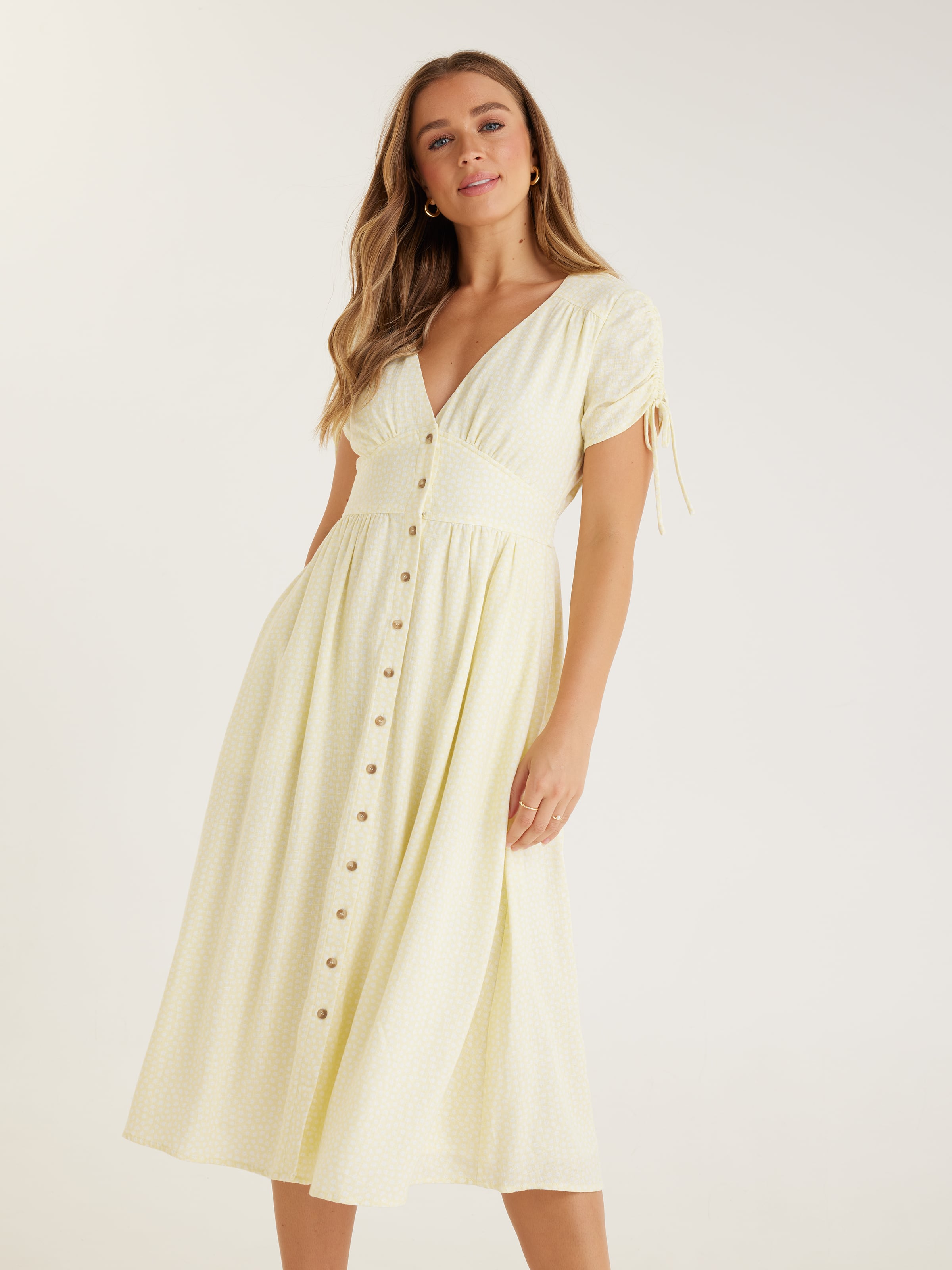 Buy Women Navy Print Casual Dress Online - 800439