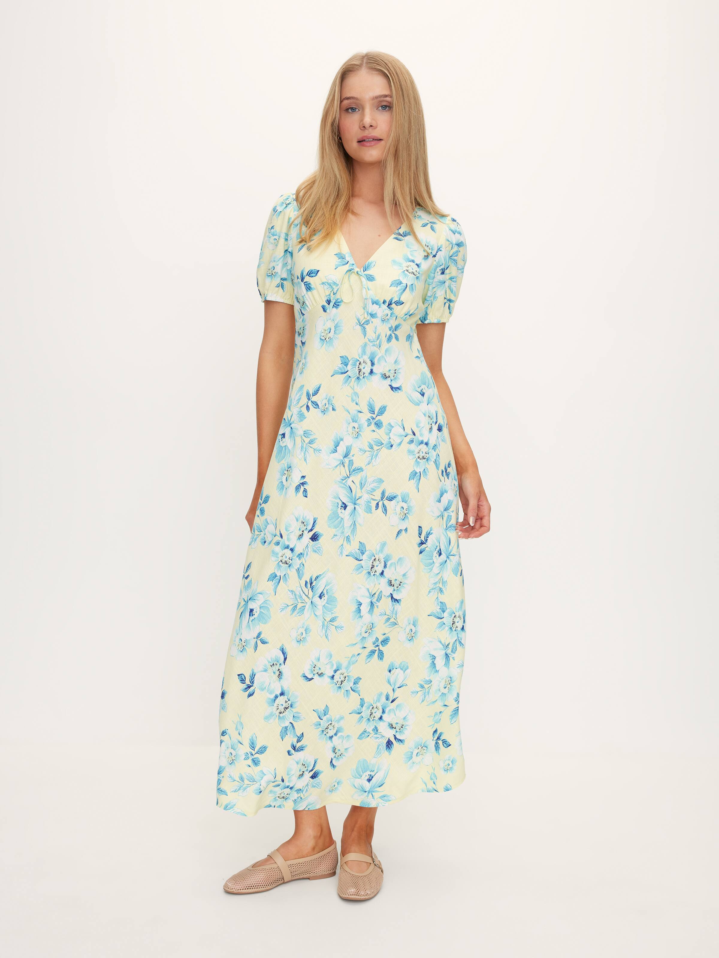 Pippa V-Neck Midi Dress