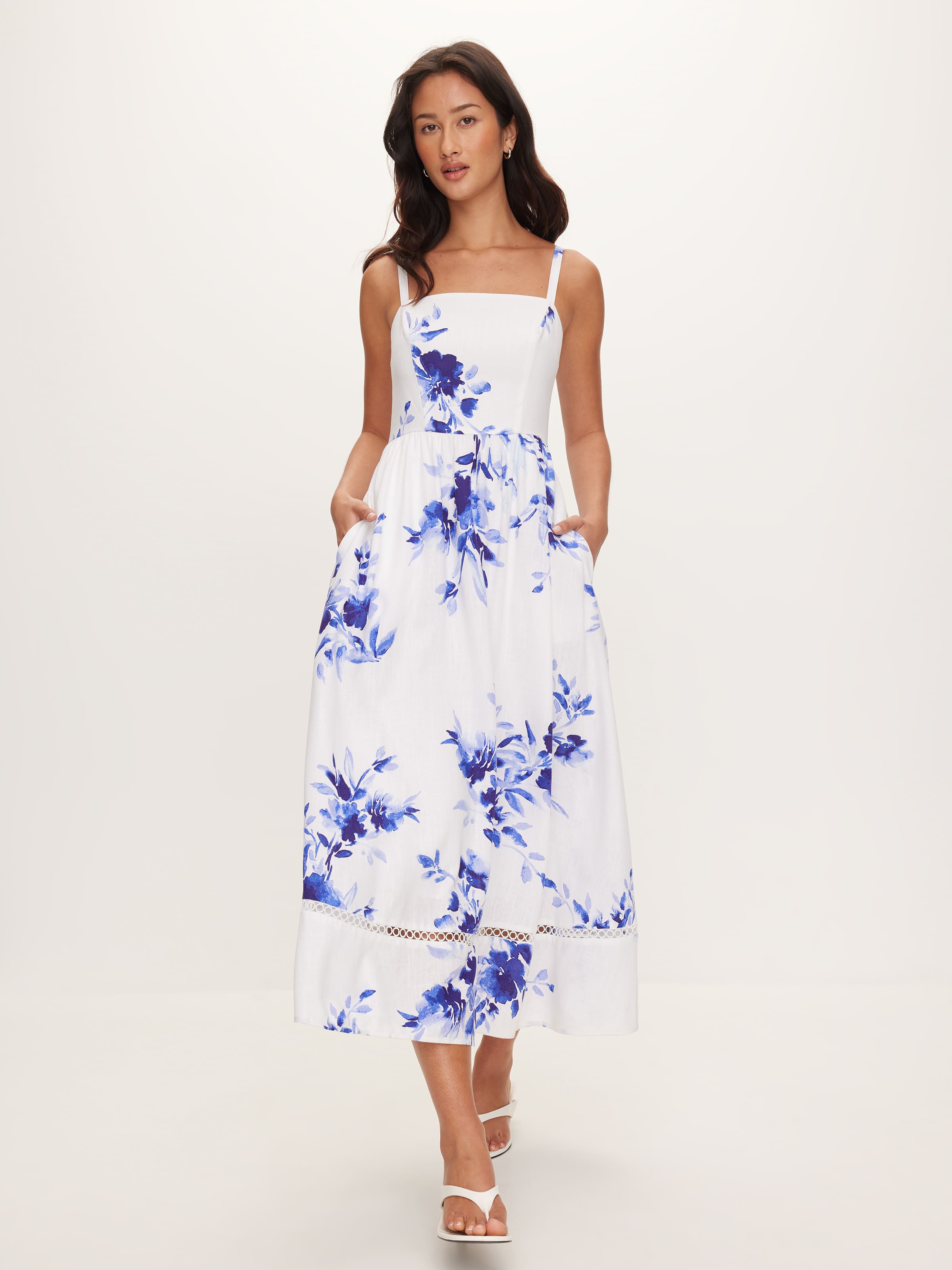 Whitney Sleeveless Midi Dress