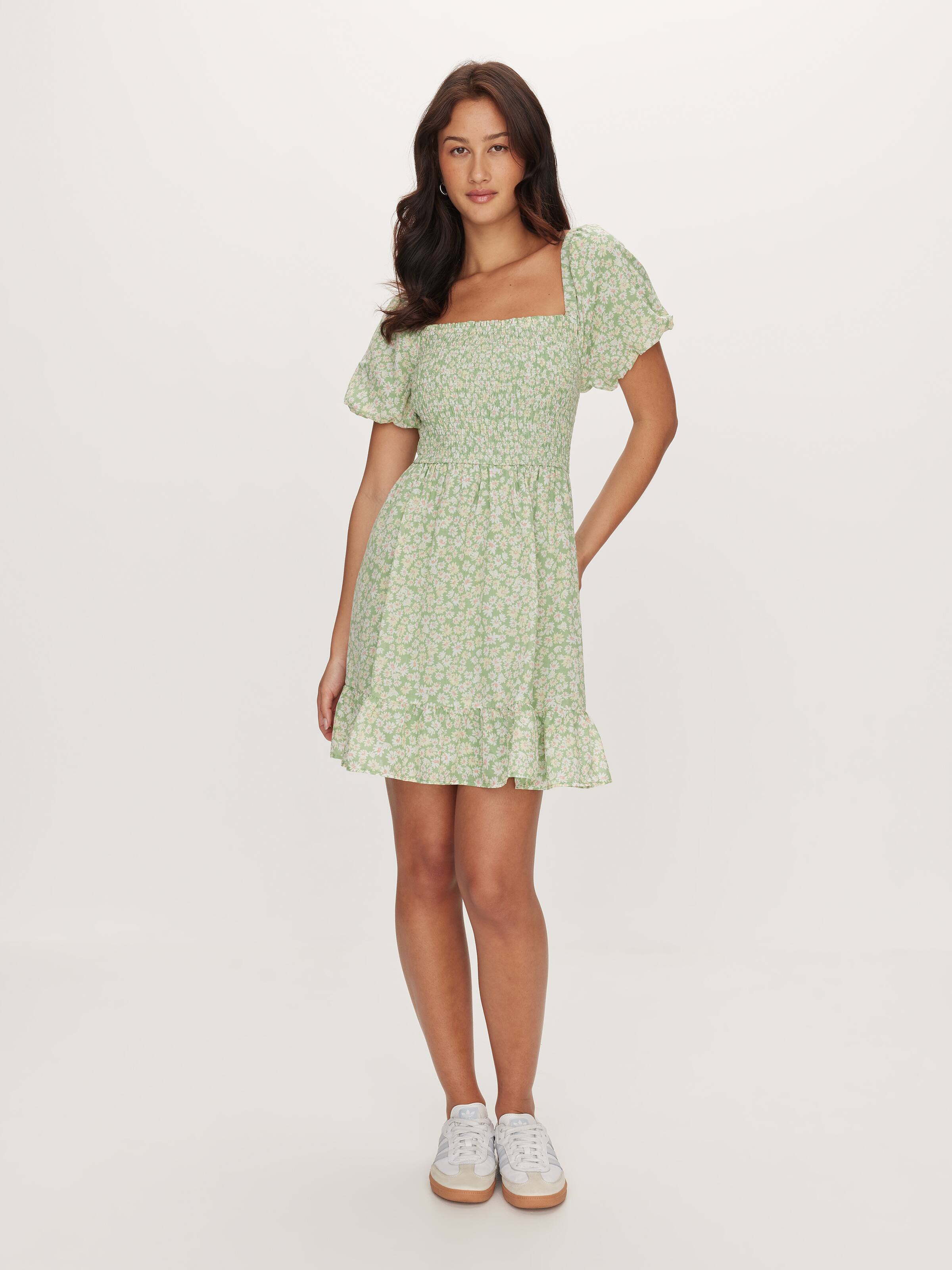 Ali Puff Sleeve Mini Dress